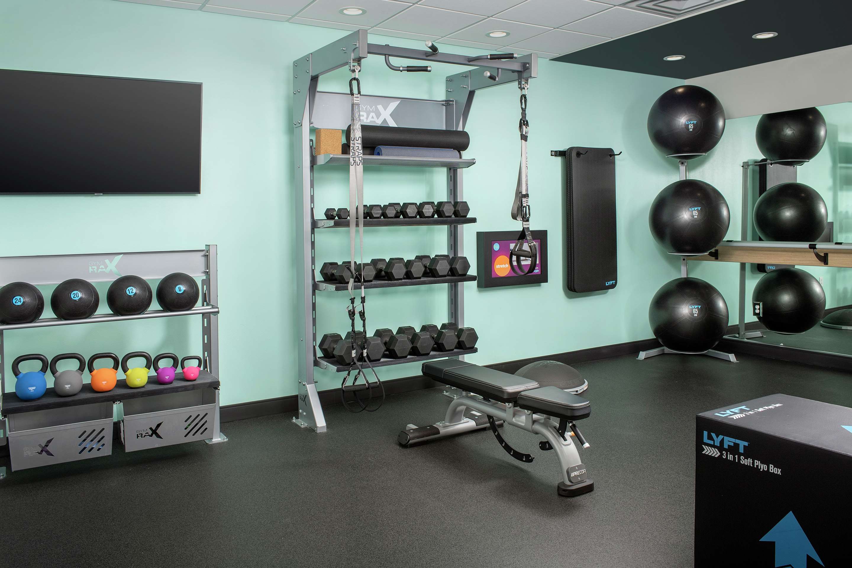 Health club fitness center gym