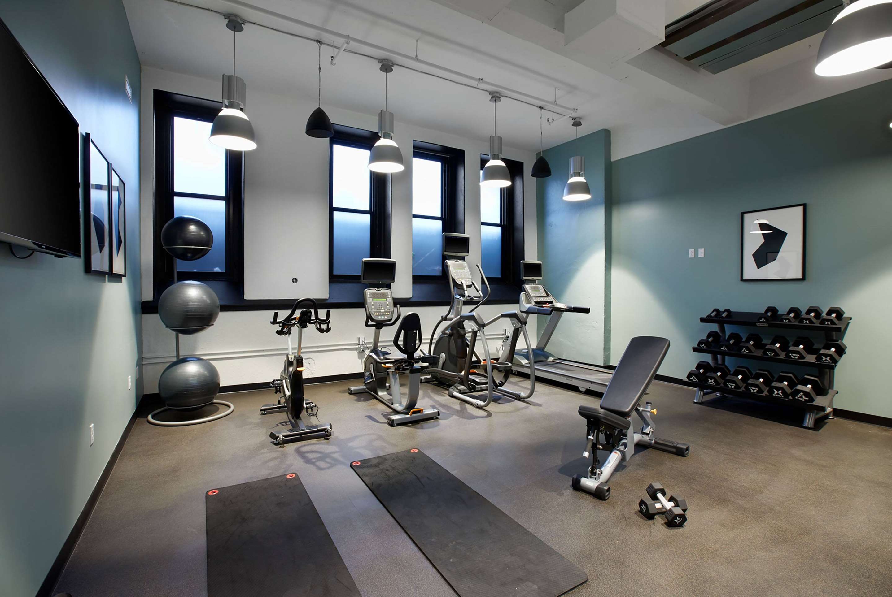 Health club fitness center gym