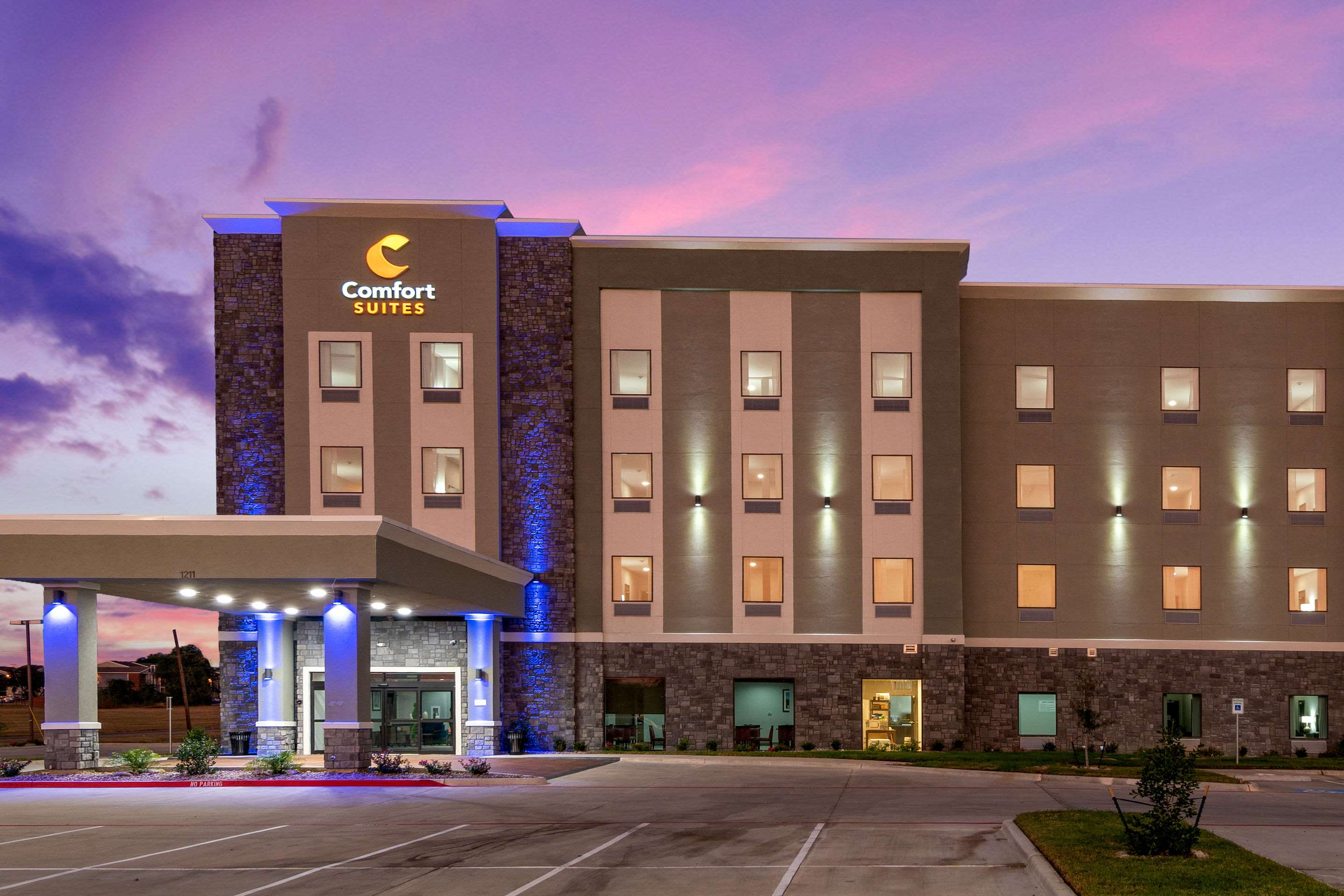 Hotel at night