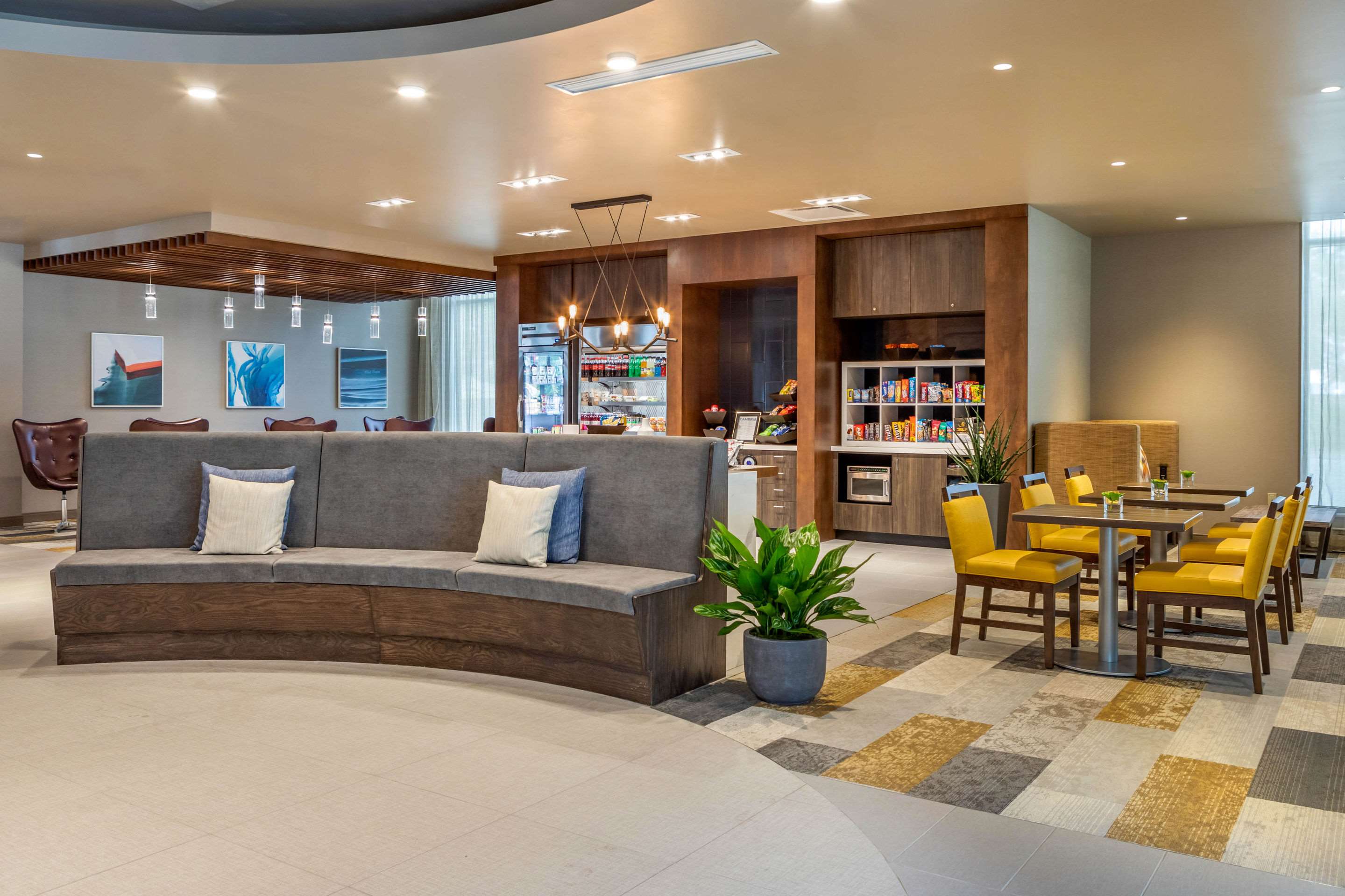 Lobby with sitting area | Cambria Hotel Milwaukee Downtown