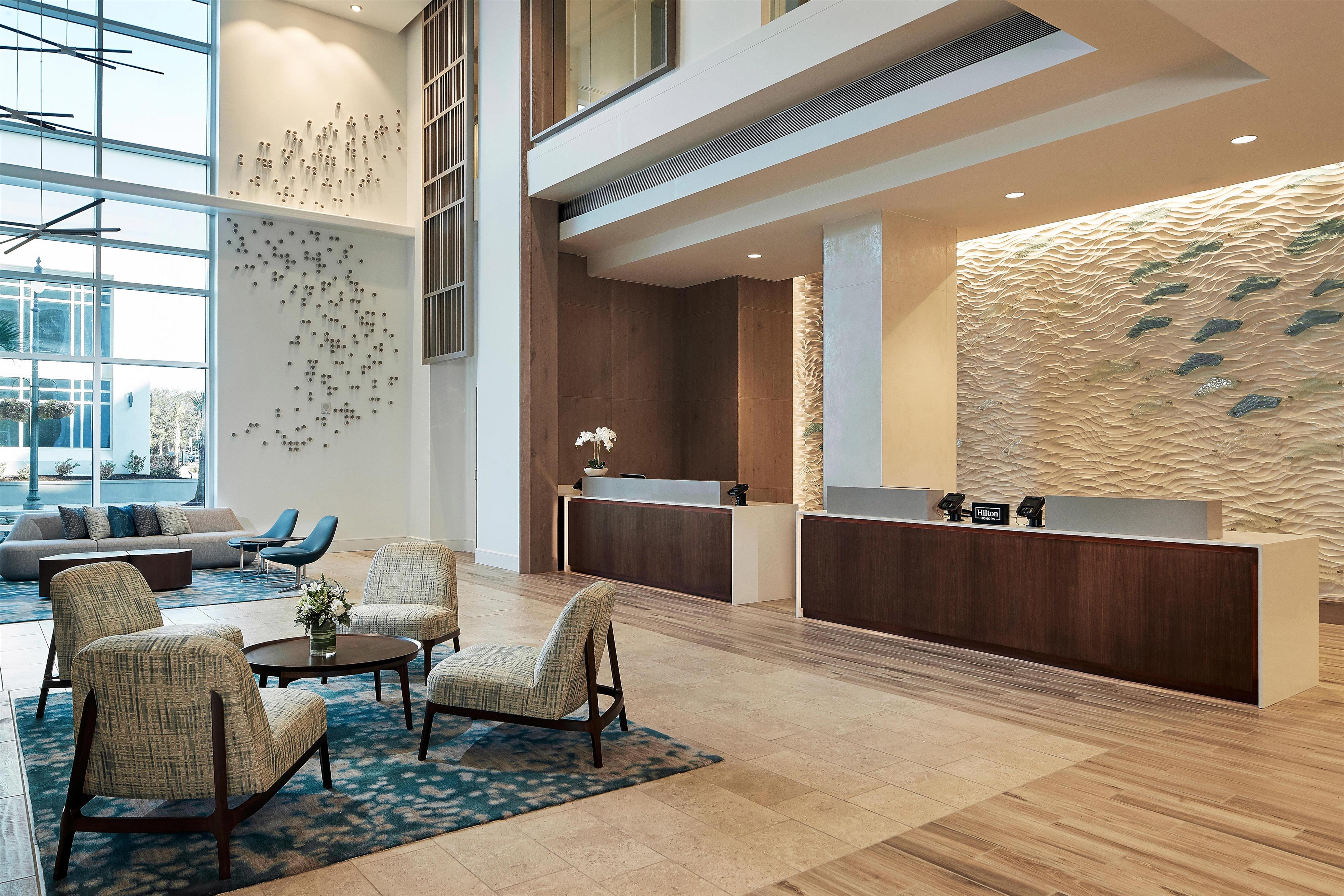 Lobby | Hilton Grand Vacations Club Ocean Enclave Myrtle Beach