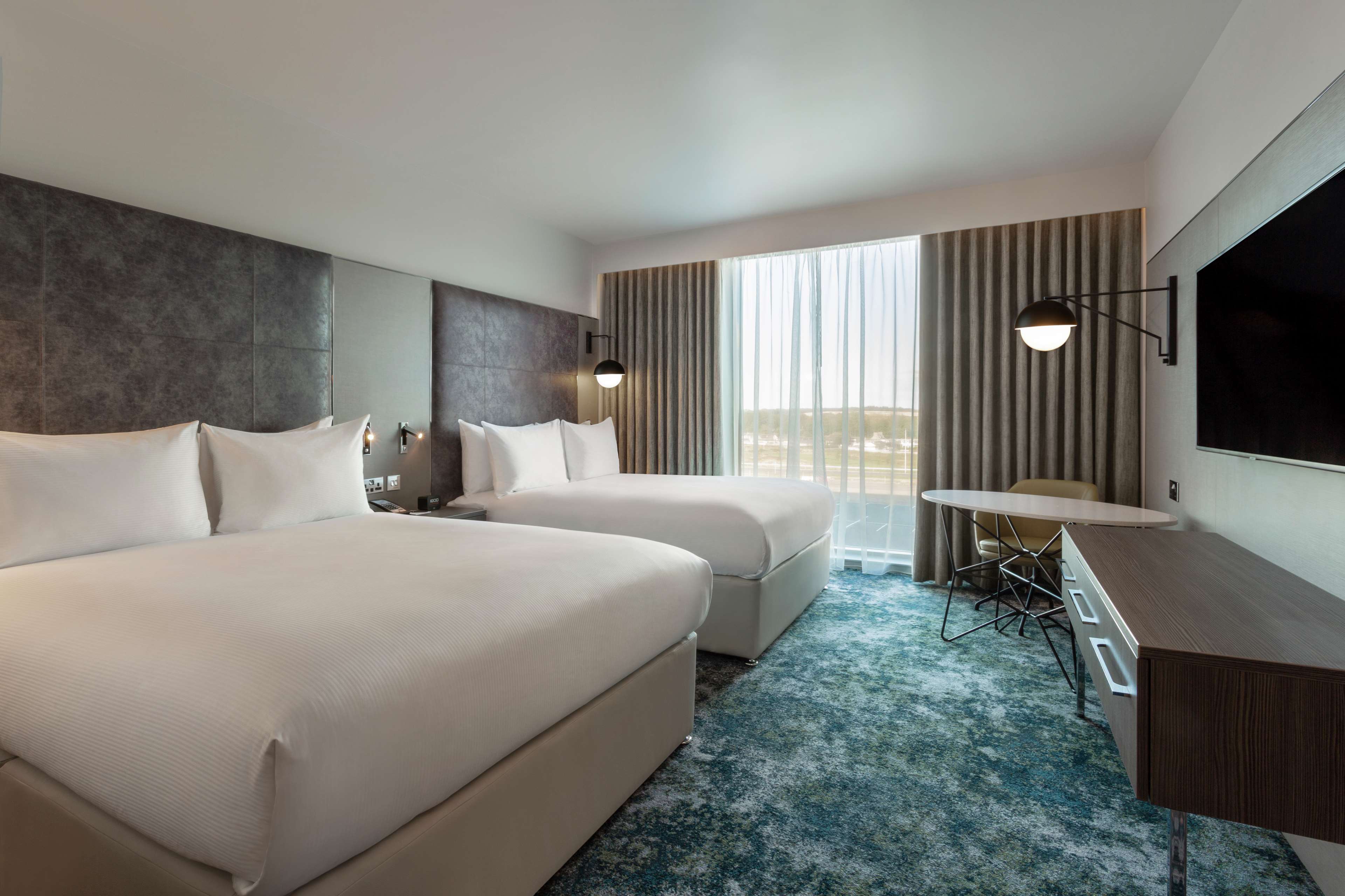 Hilton Aberdeen TECA Room Type - TWO QUEEN BEDS GUEST ROOM