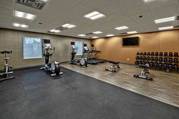 Fitness/ Exercise Room - Hampton Inn Airport Fresno