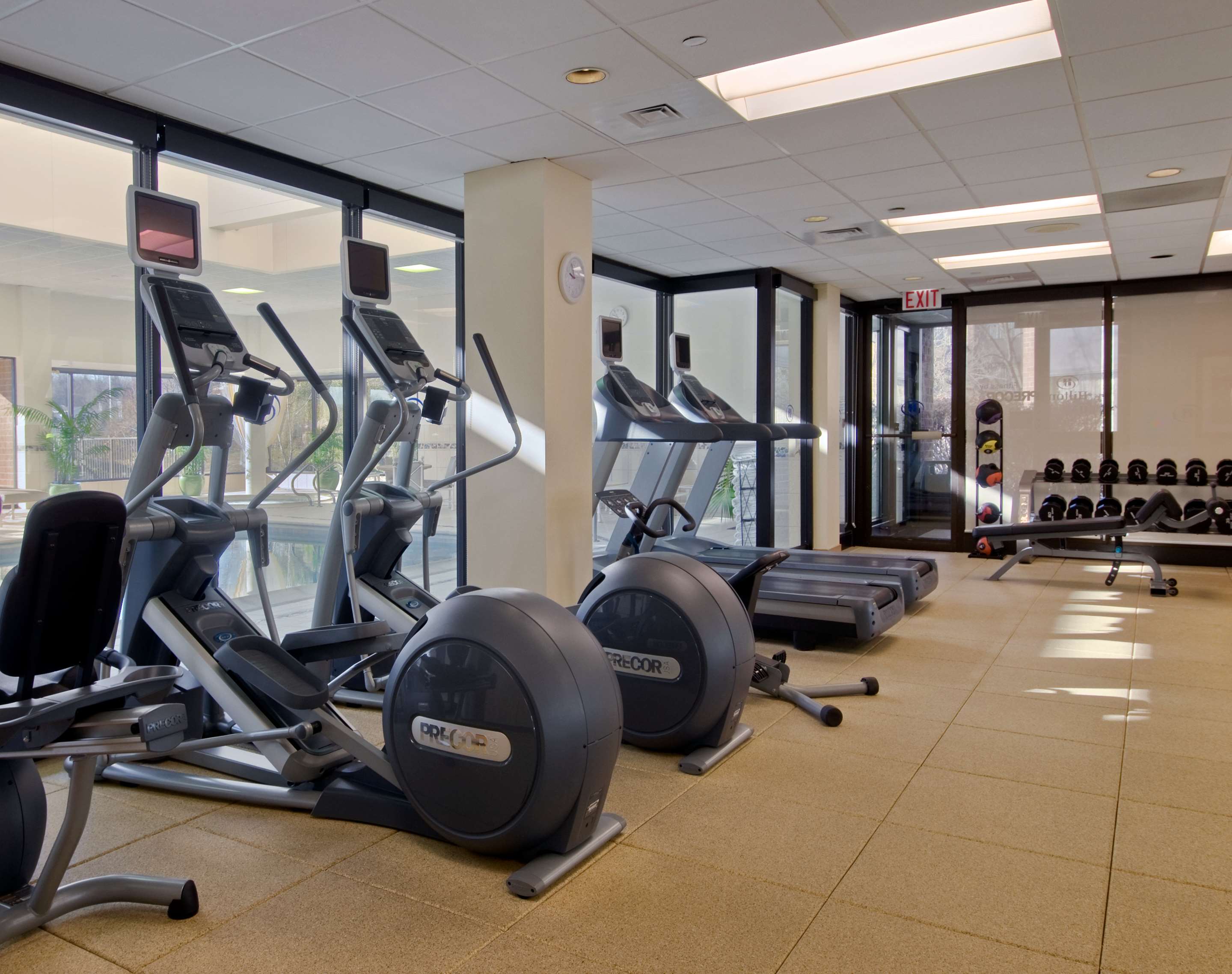 Health club fitness center gym | DoubleTree by Hilton Lisle Naperville