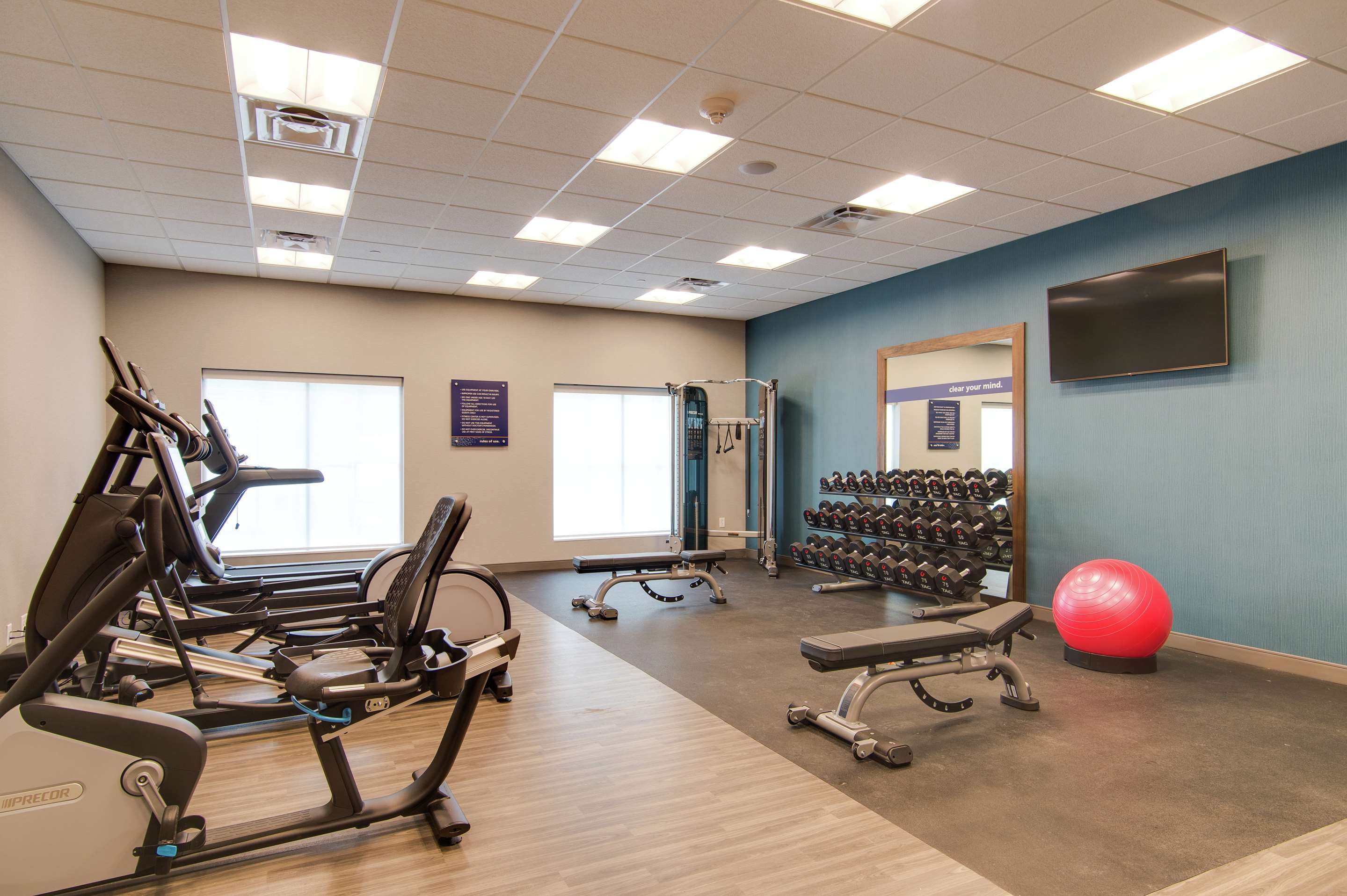 Health club fitness center gym