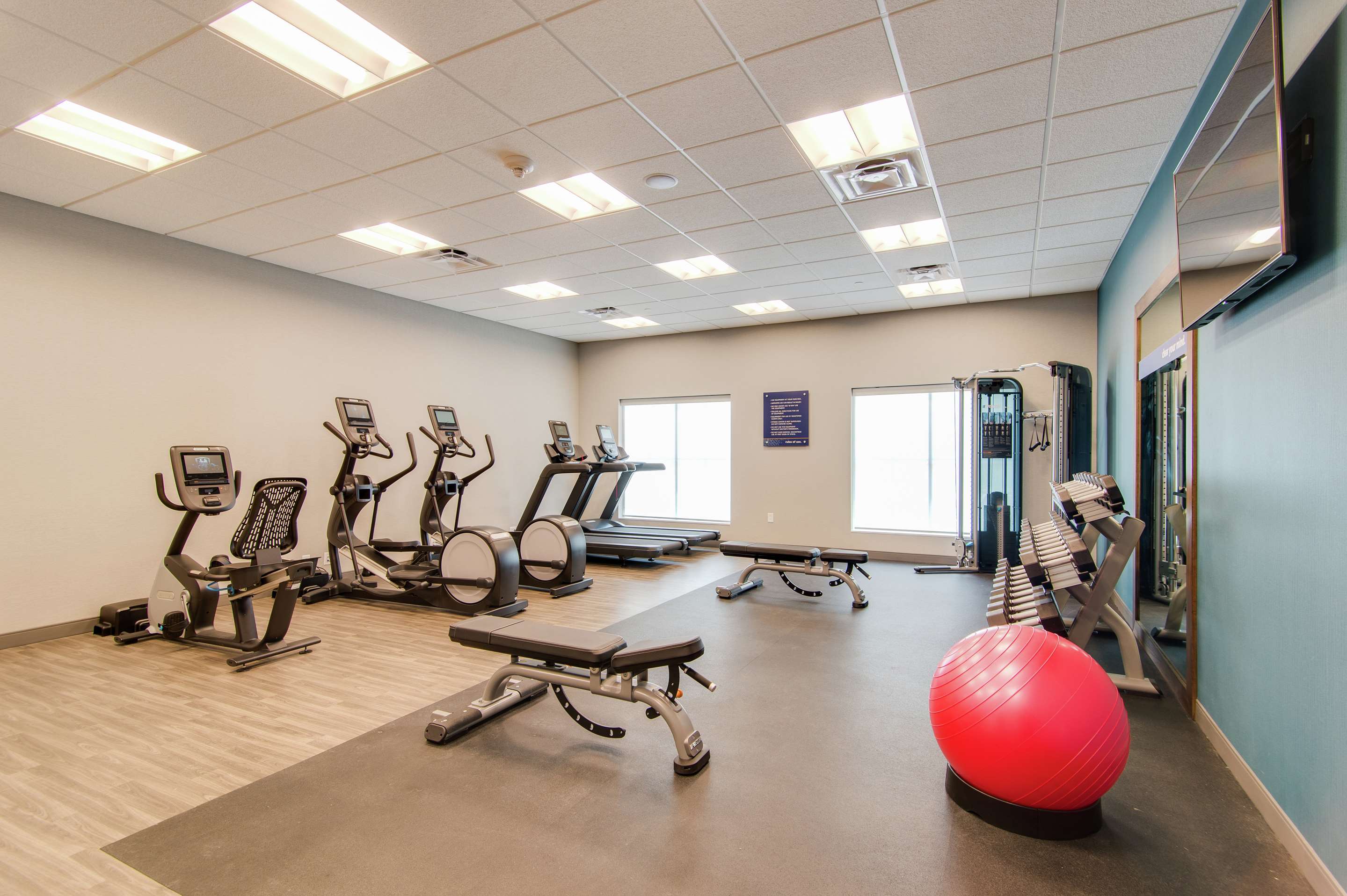 Health club fitness center gym