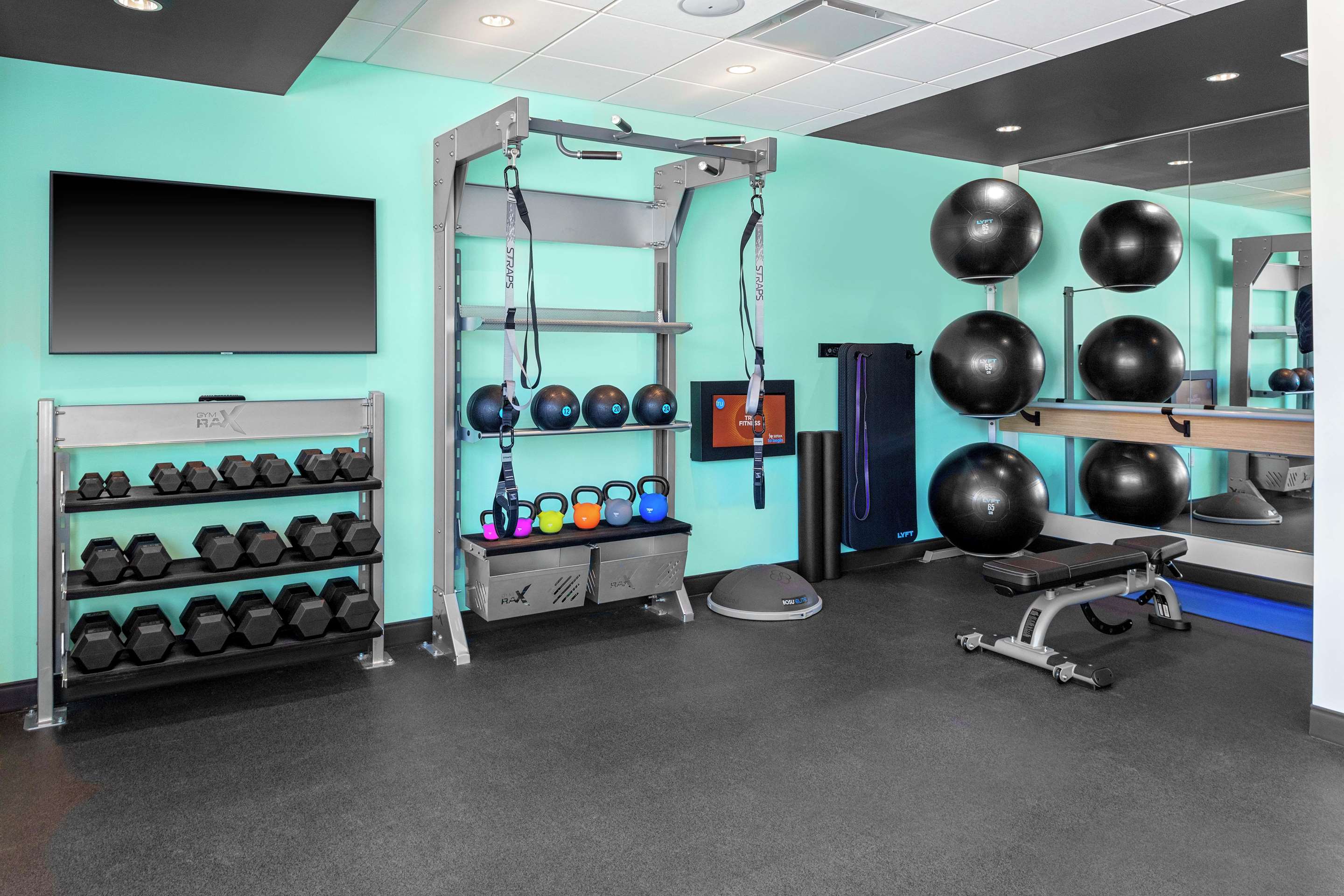 Health club fitness center gym