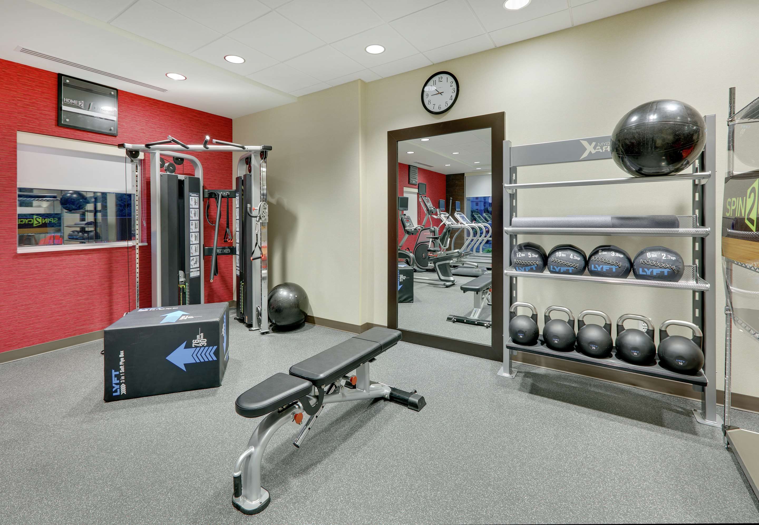 Health club fitness center gym | Home2 Suites BY Hilton Hagerstown