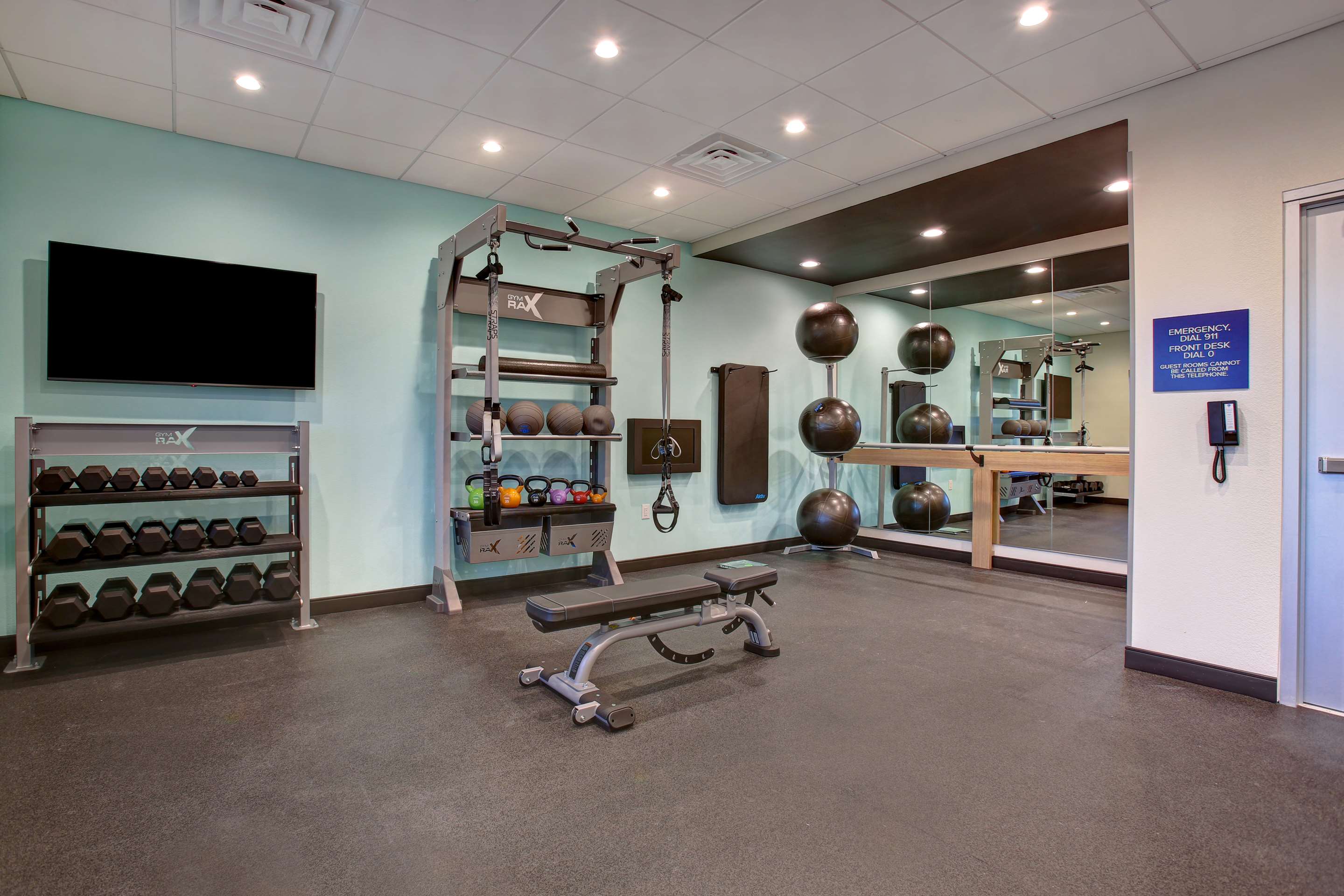 Health club fitness center gym