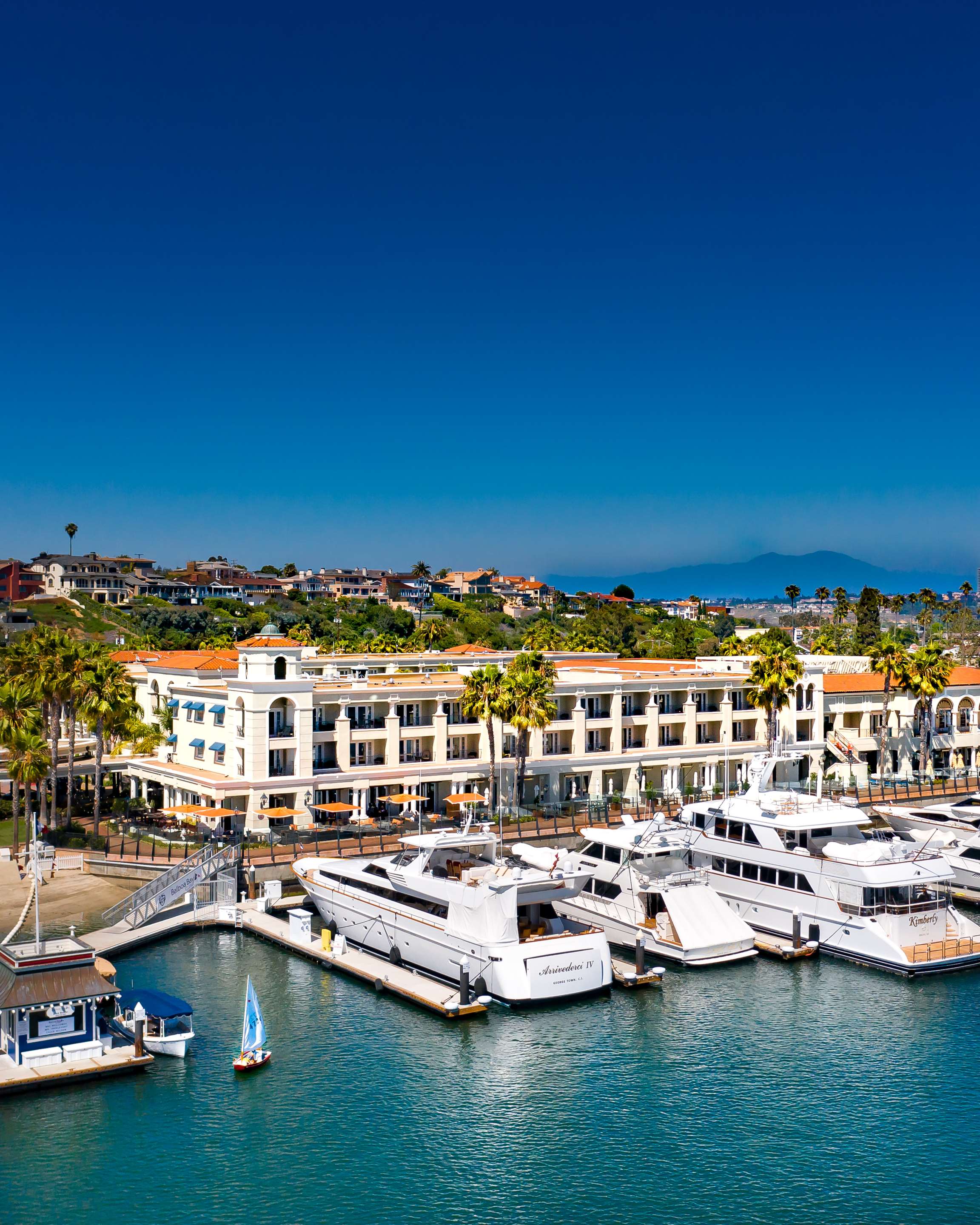 Resort From Water Vert | Balboa Bay Resort