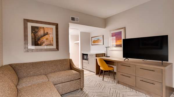 Suite-1 King Bed, Non-Smoking, Sofabed, Covered Patio, Private Patio, Microwave And Refrigerator, Keurig Coffee Maker