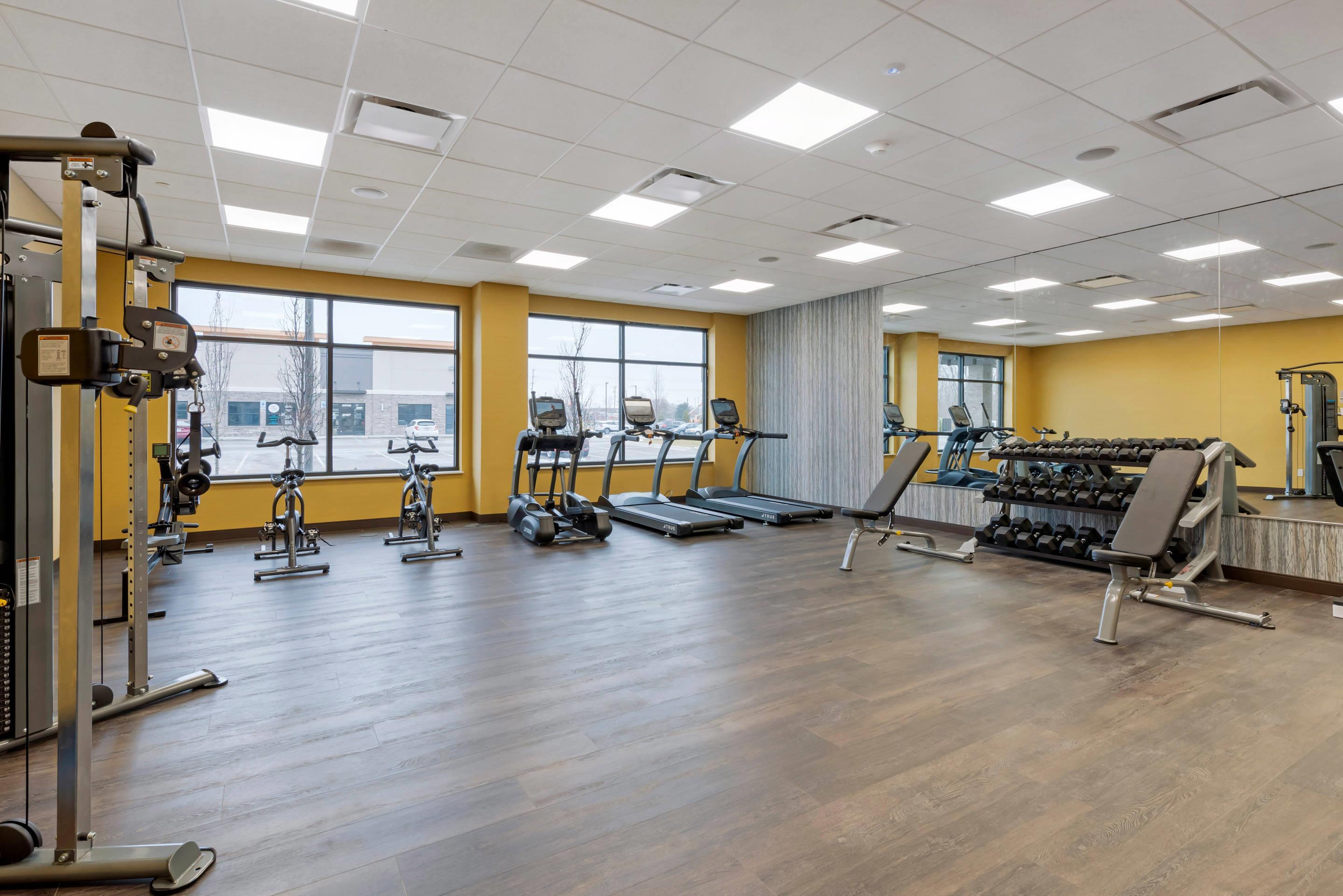 Fitness center | Cambria Hotel Detroit - Shelby Township