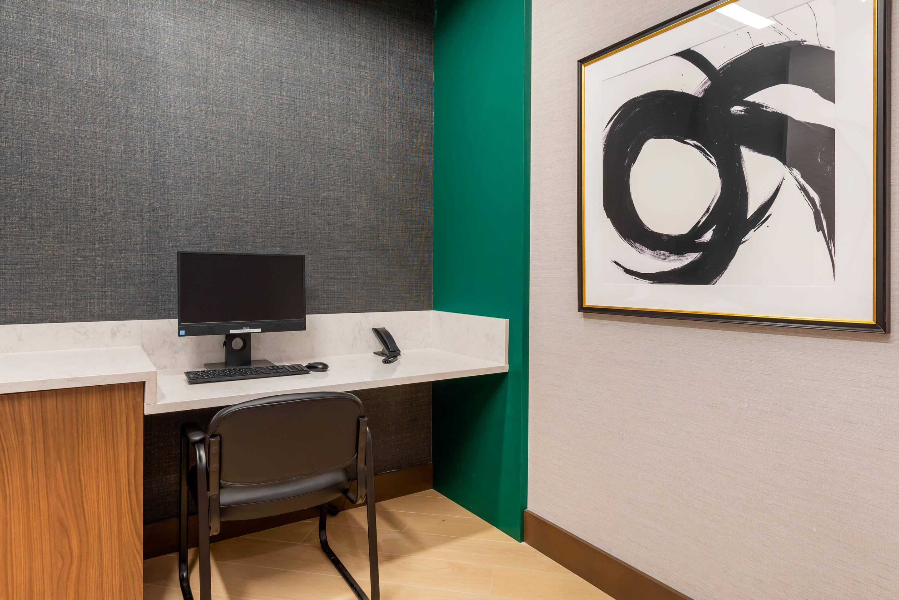 Business center | Cambria Hotel Detroit - Shelby Township
