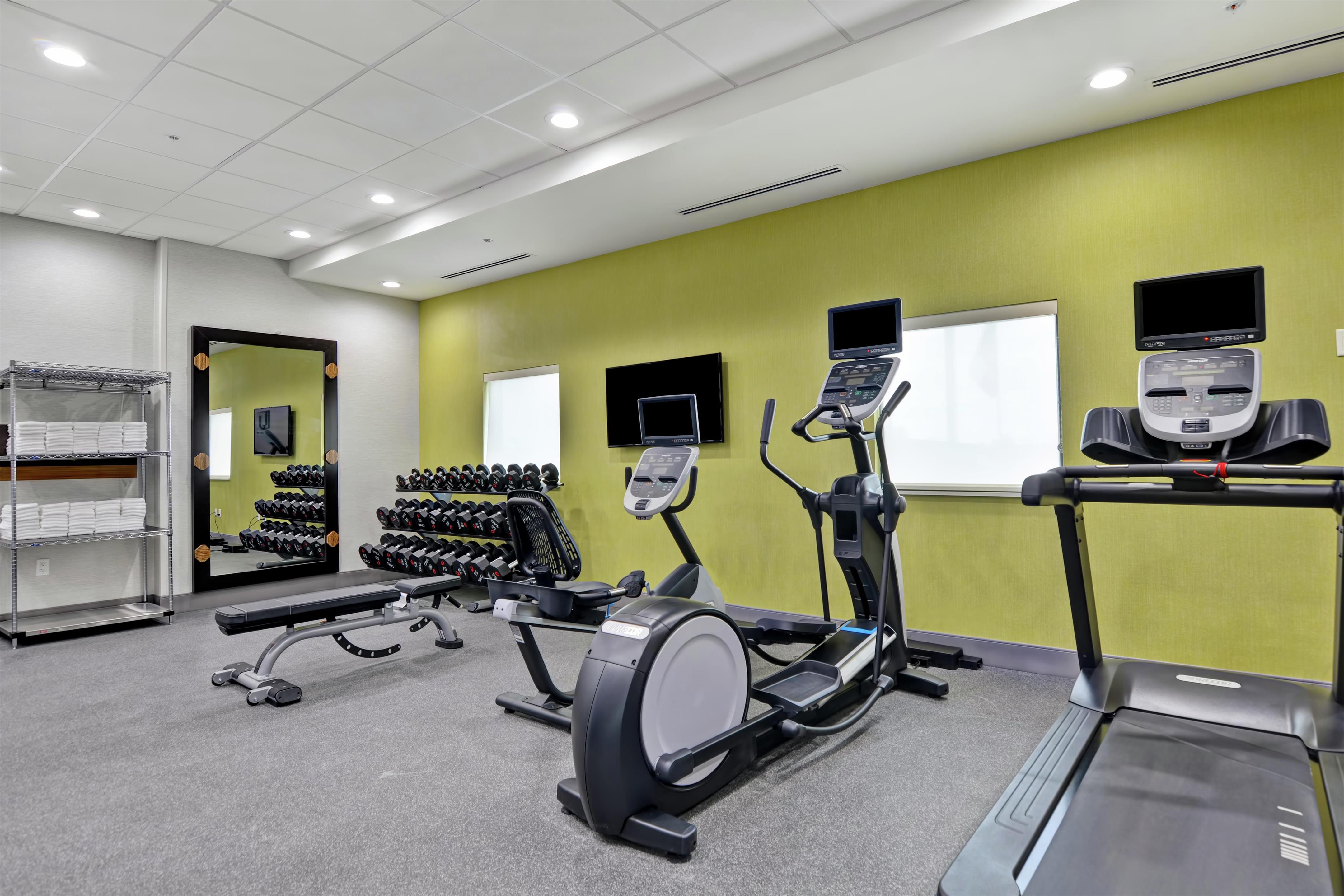 Health club fitness center gym | Home2 Suites by Hilton Pecos