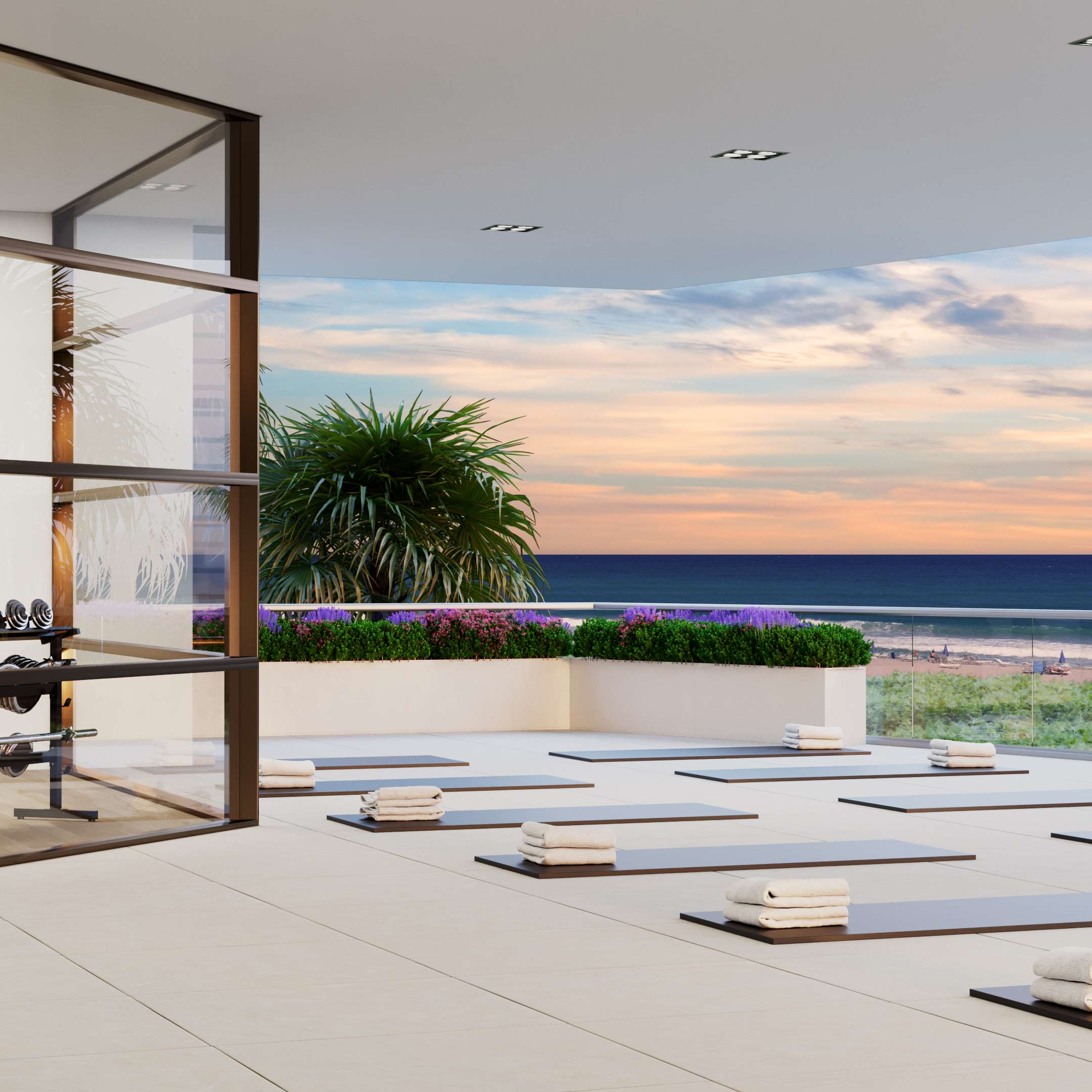 Yoga terrace saquare | Amrit Ocean Resort and Residences - Singer Island