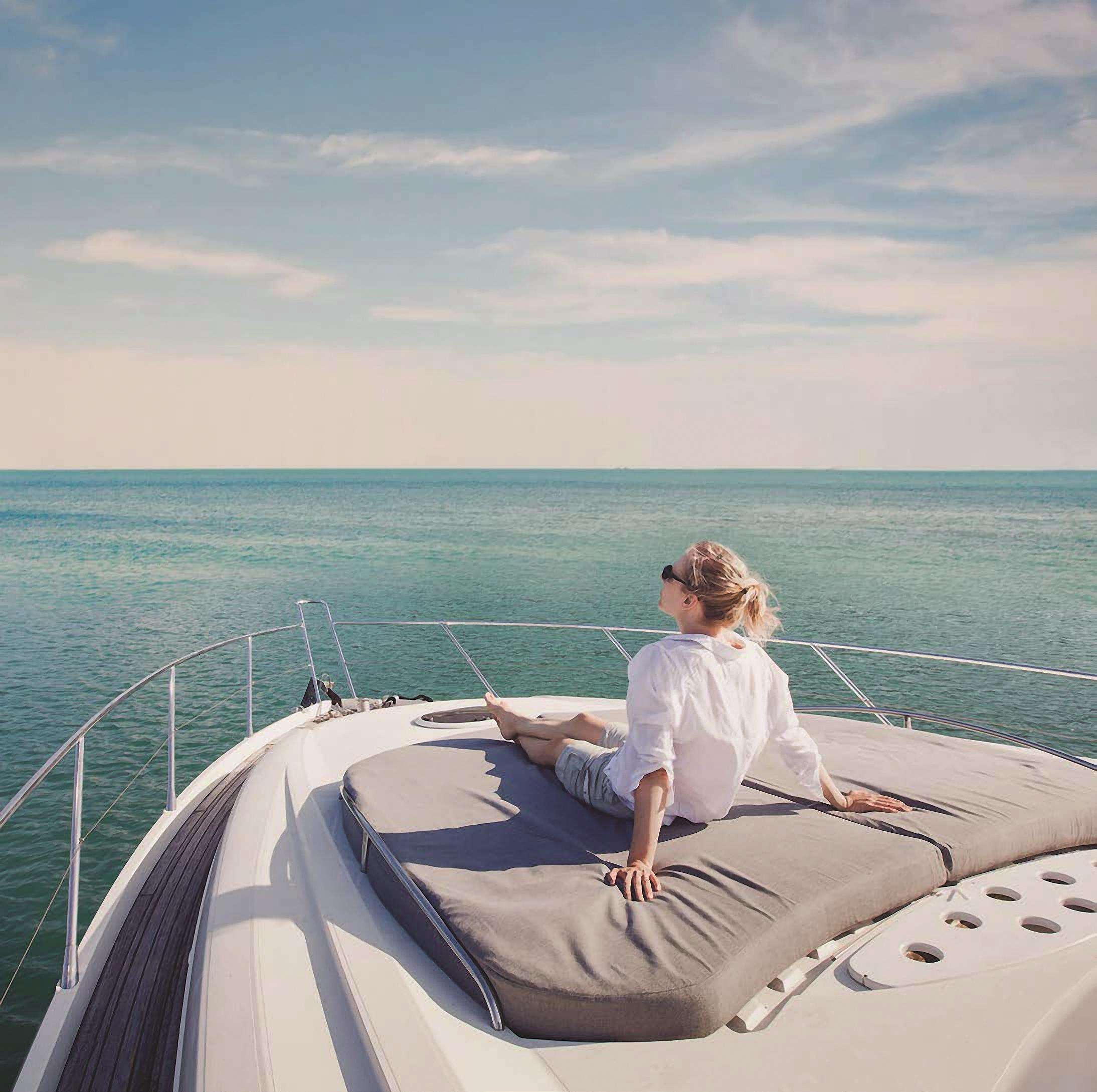 Woman on Yacht | Amrit Ocean Resort and Residences - Singer Island