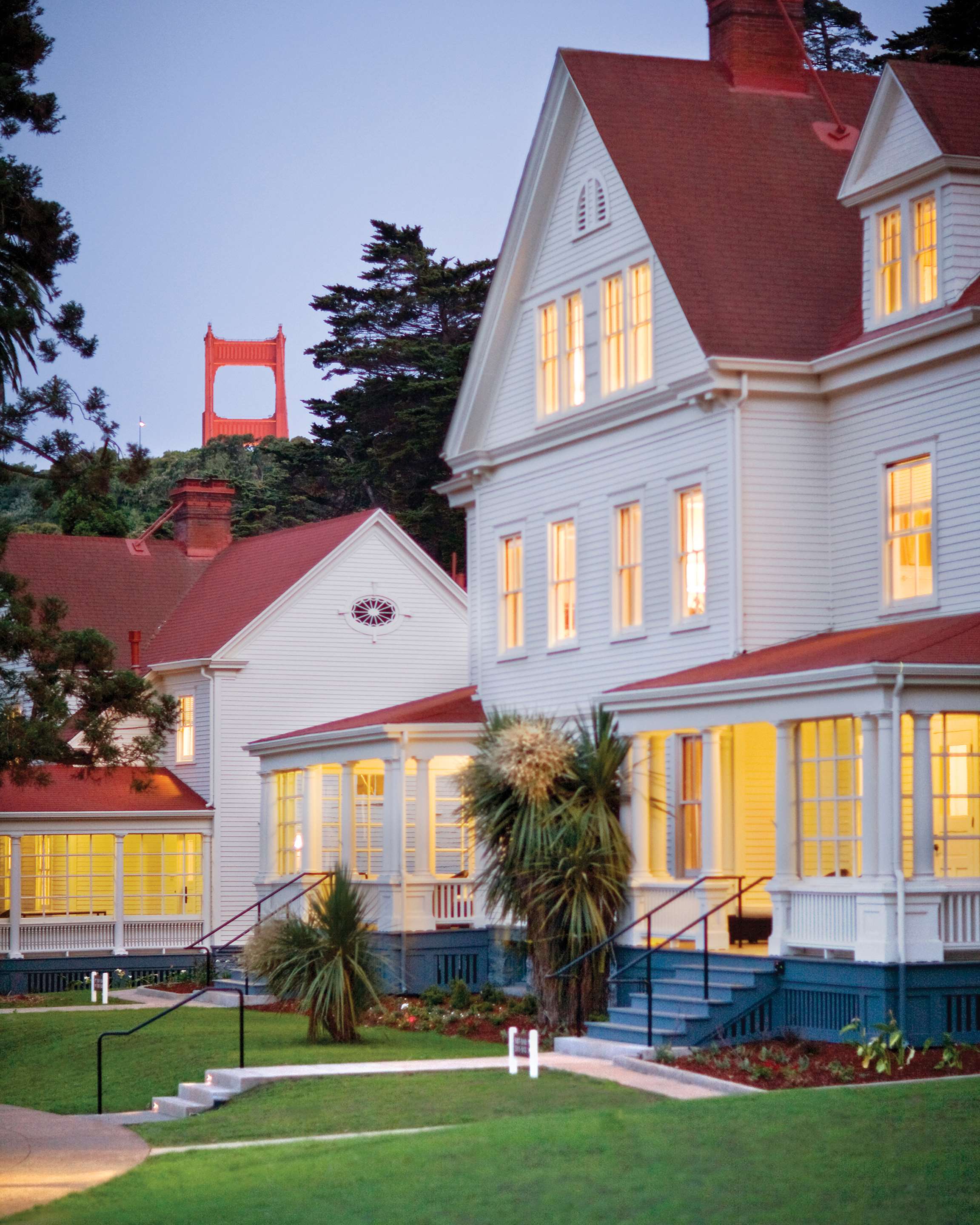 Historic Buildings at Dusk | Cavallo Point