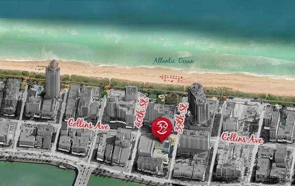 Map - Circa 39 Hotel Miami Beach