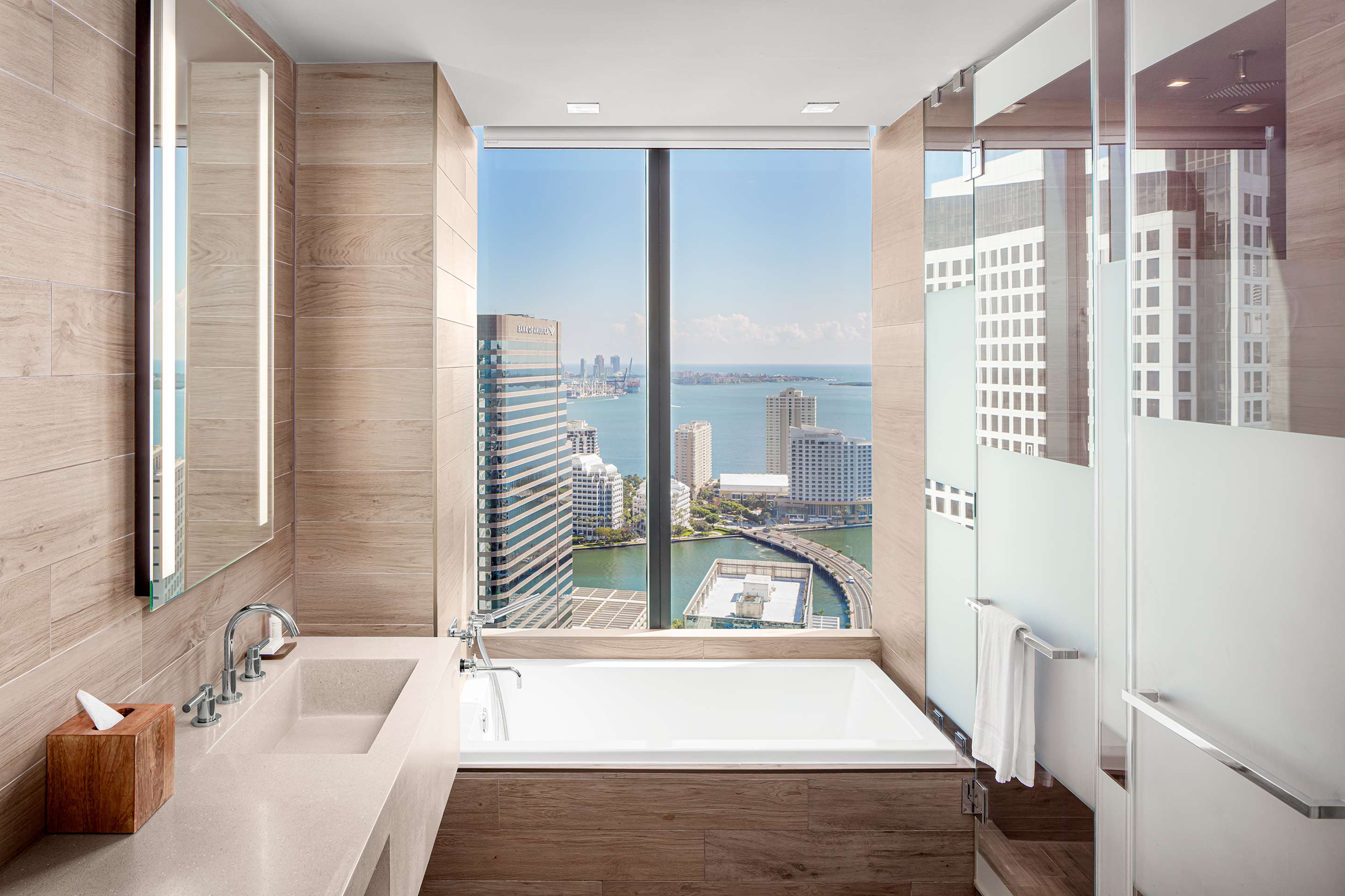 East Miami Bay King Bathroom