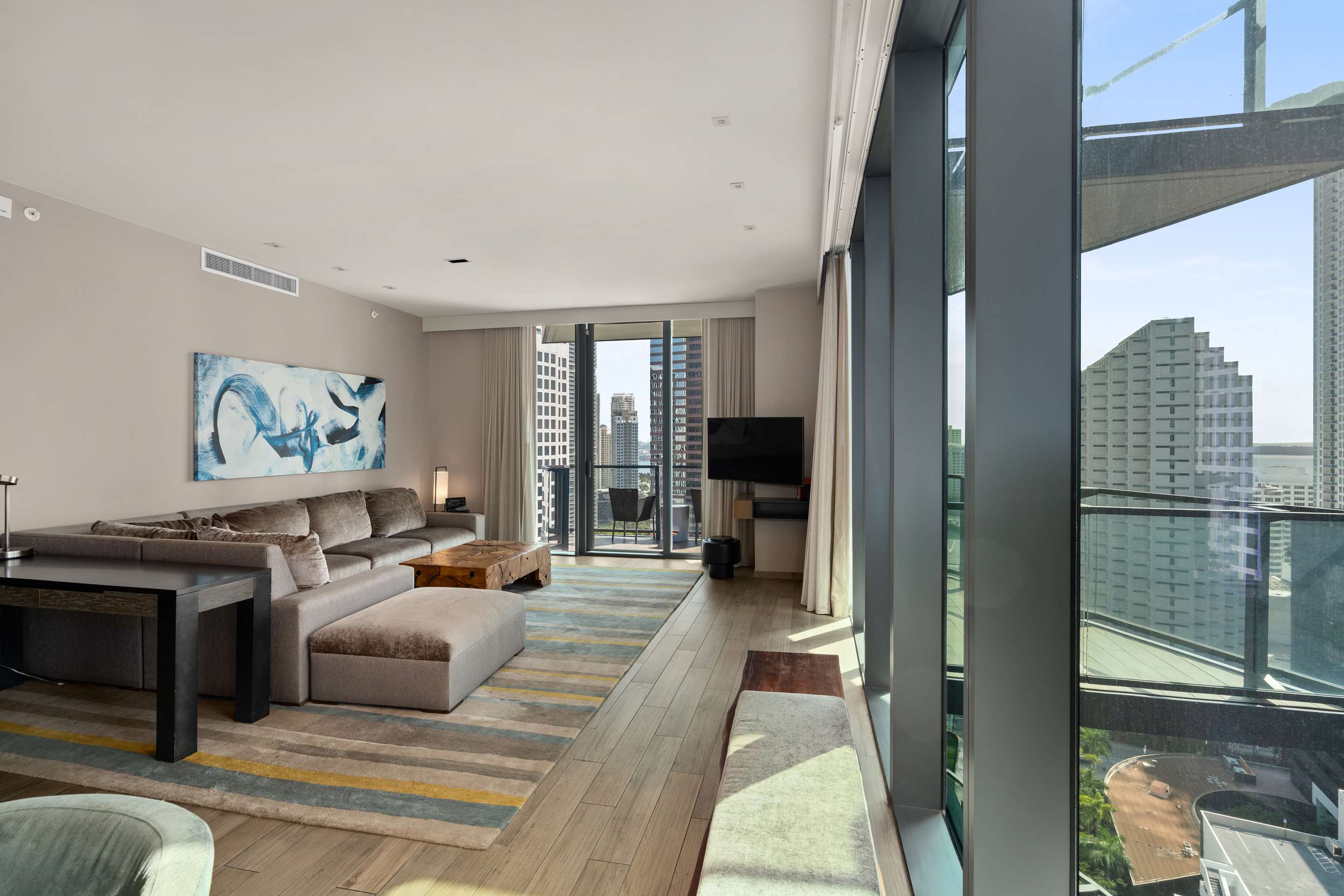 EAST Miami Three Bedroom Residence Living Room