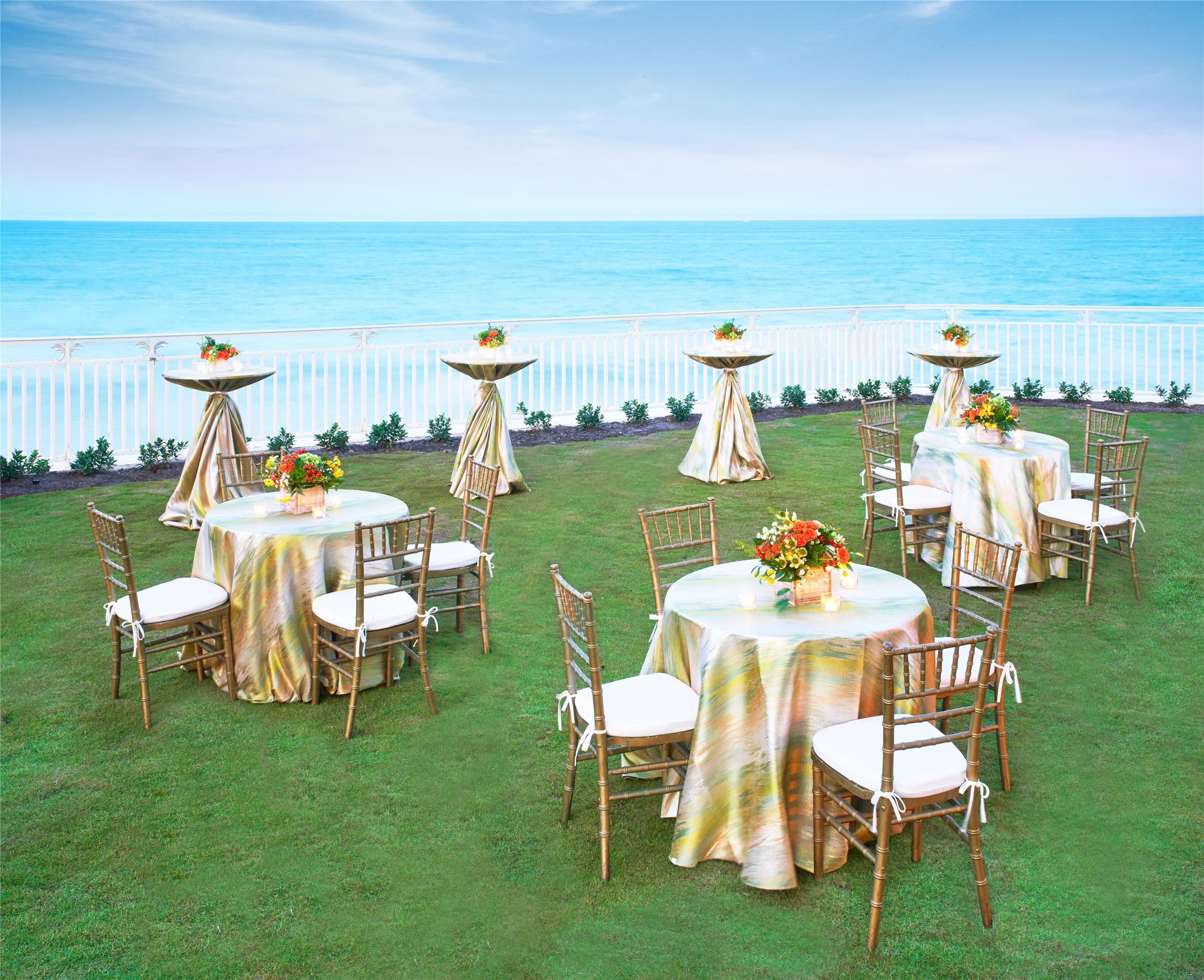 Oceanfront Lawn Set up | Eau Resort & Spa