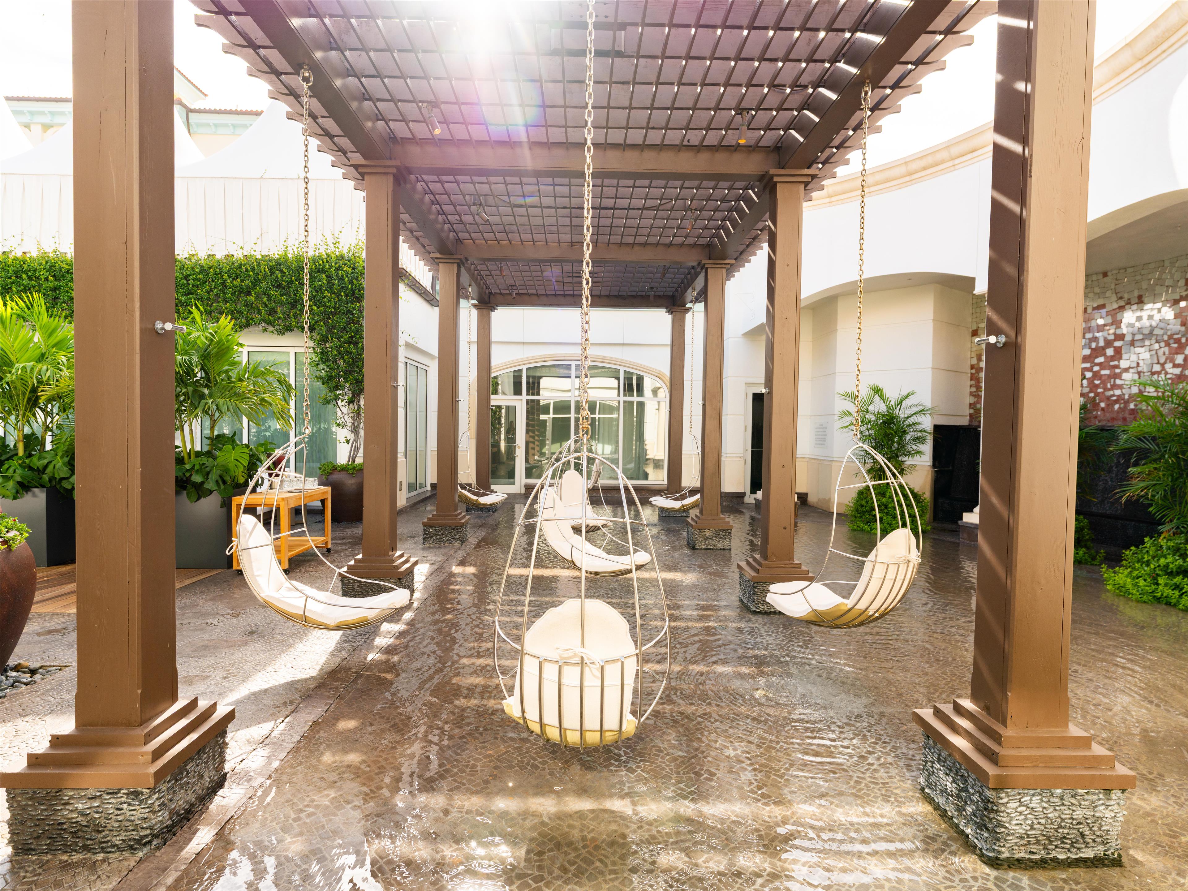 Spa Hanging Chairs, Eau Palm Beach, FL | Eau Resort & Spa