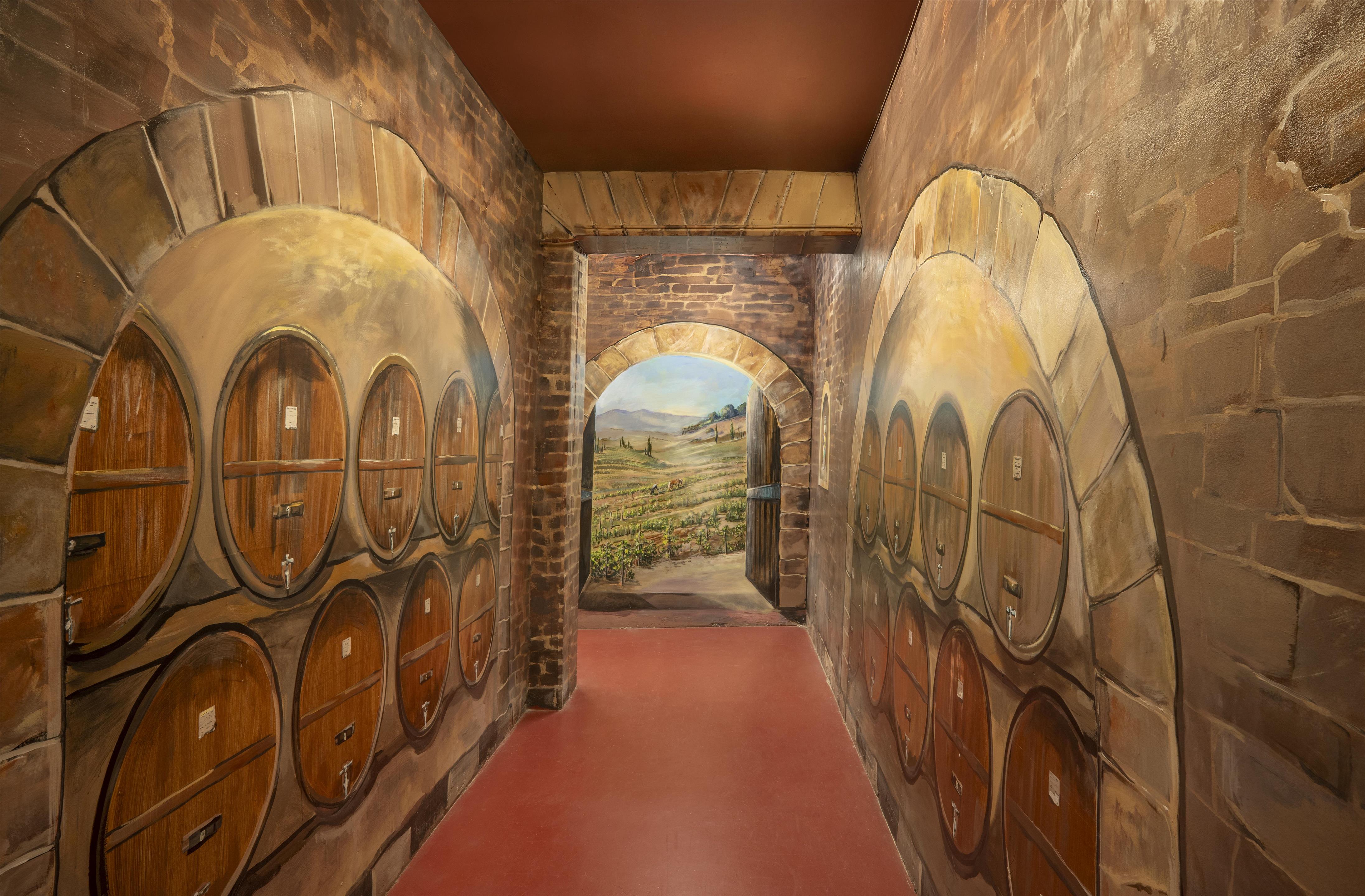 MVC Hotel Captain Cook The Wine Cellar Frescos Photo Michelle Chaplow | Hotel Captain Cook