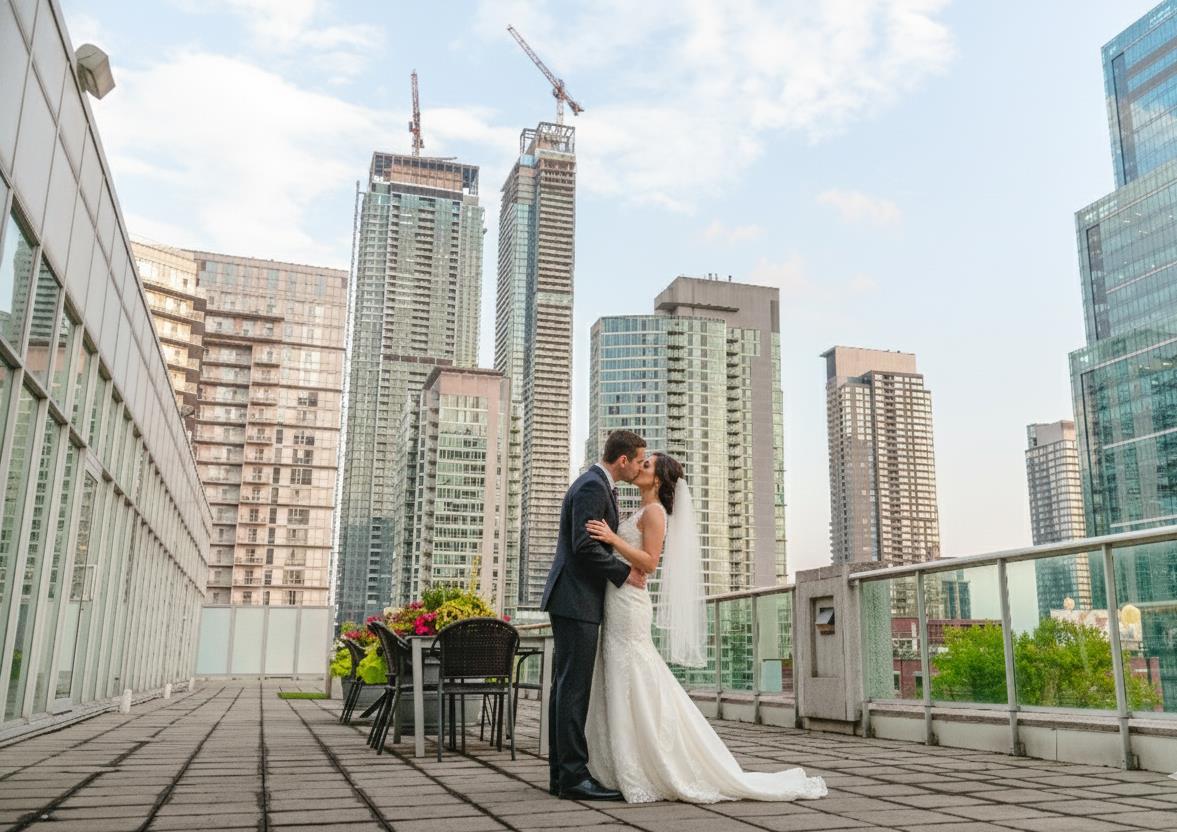 Wedding on Penthouse Terrace