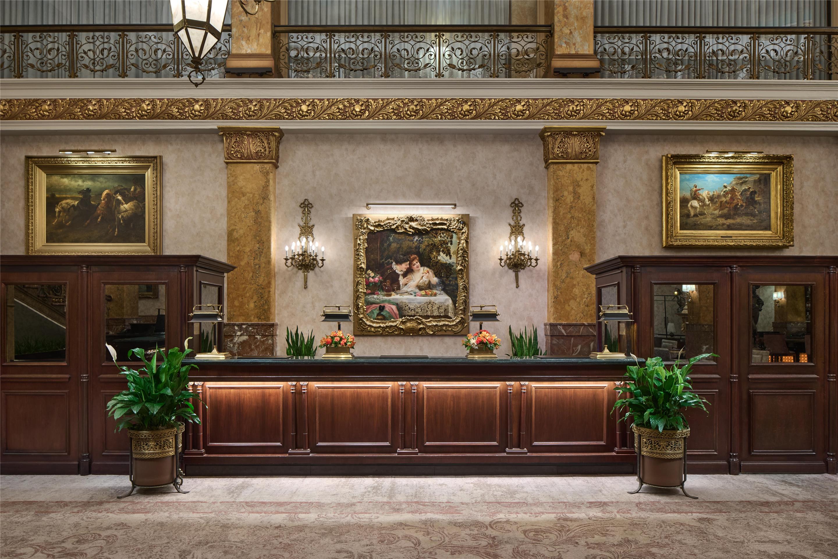 Pfister Lobby Front Desk | The Pfister Hotel
