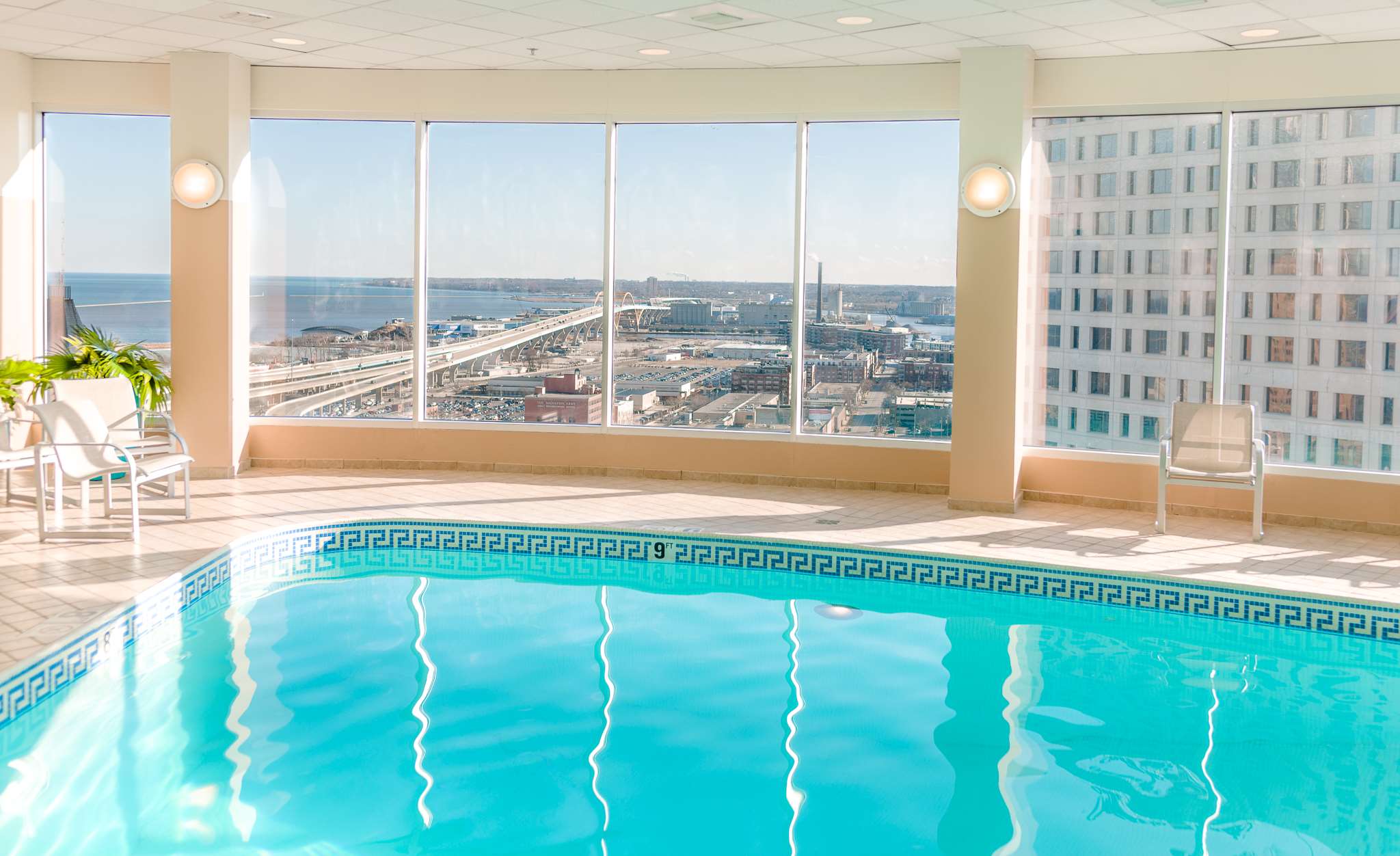 23rd Floor Pool | The Pfister Hotel