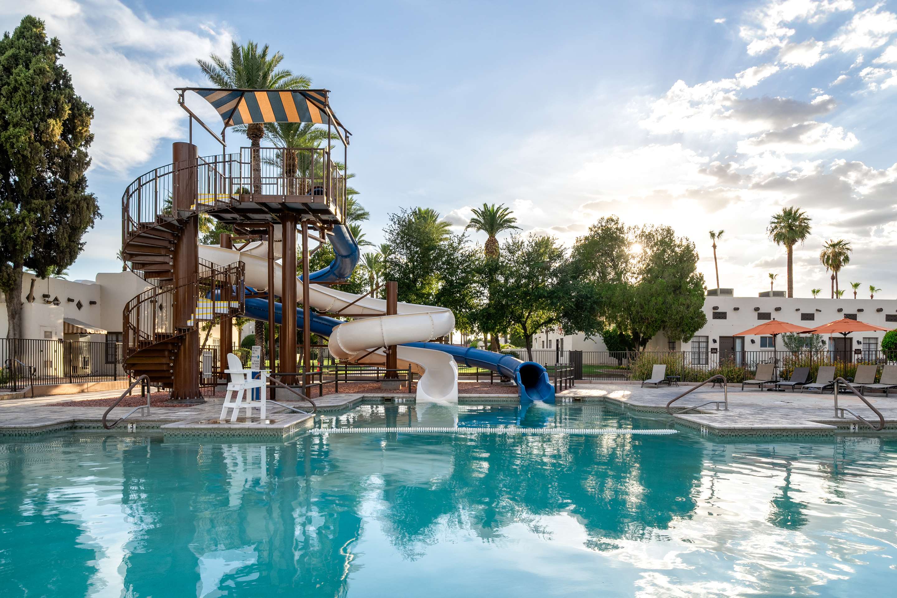 Tower Pool Waterslides