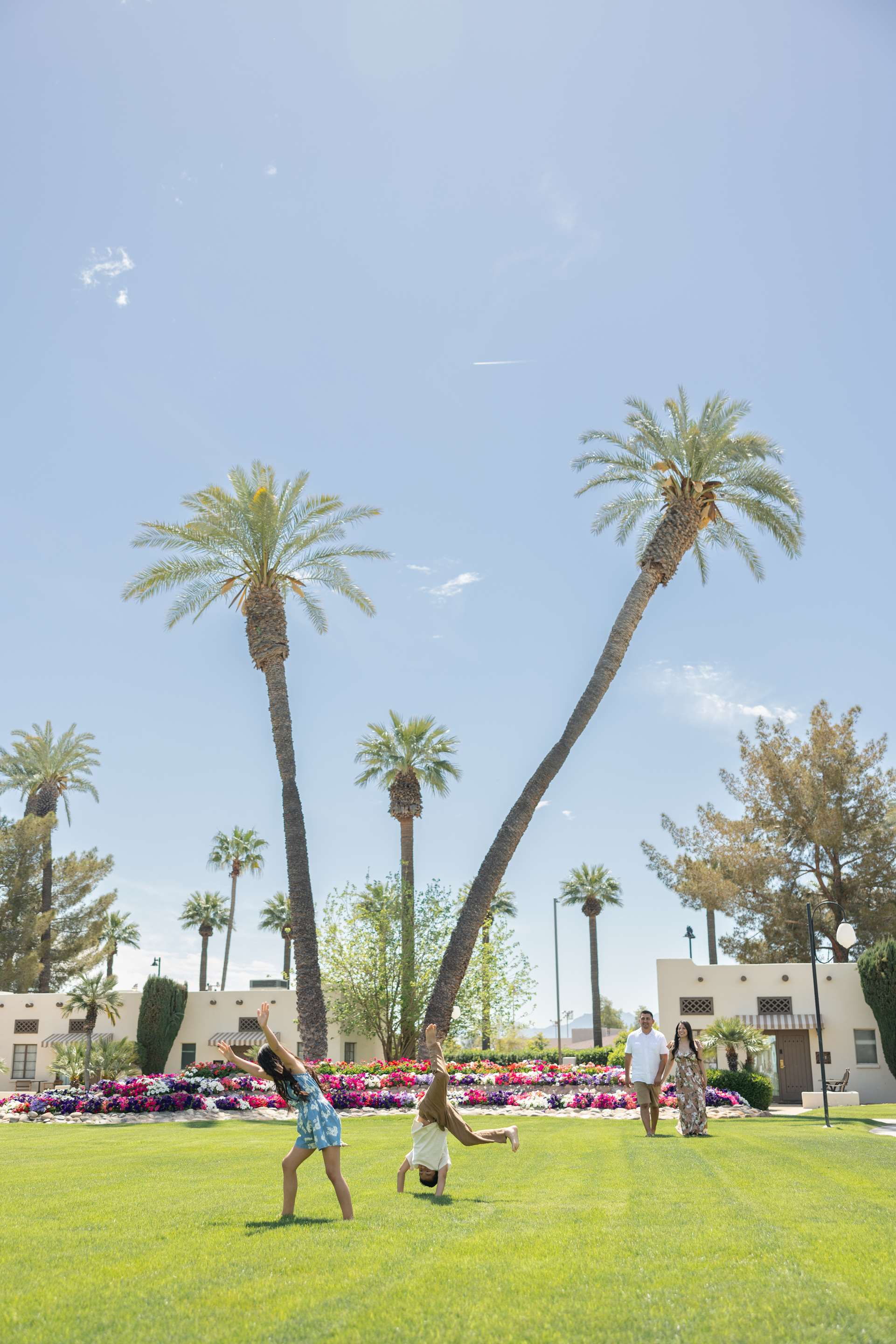 Family enjoying the Garden Lawn at The Wigwam | The Wigwam