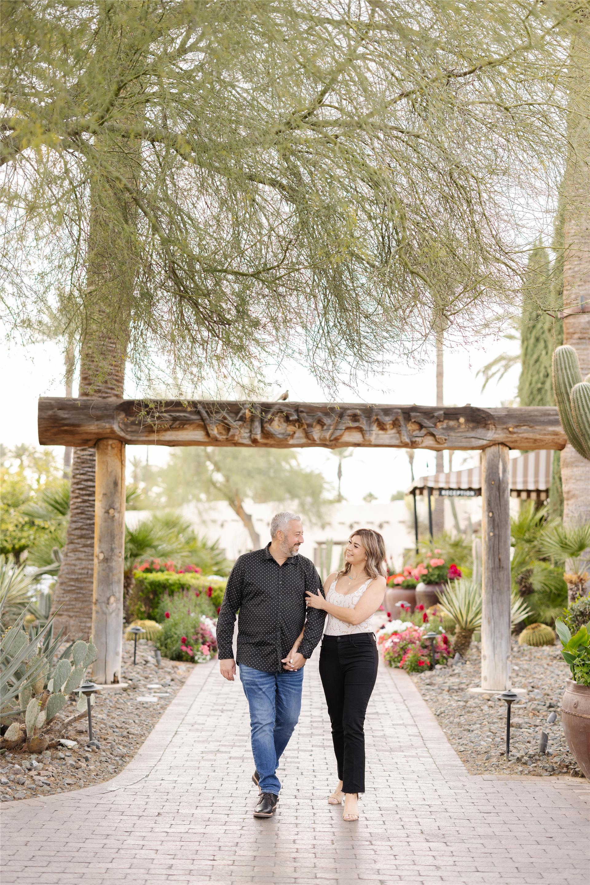 Couple strolling the property | The Wigwam