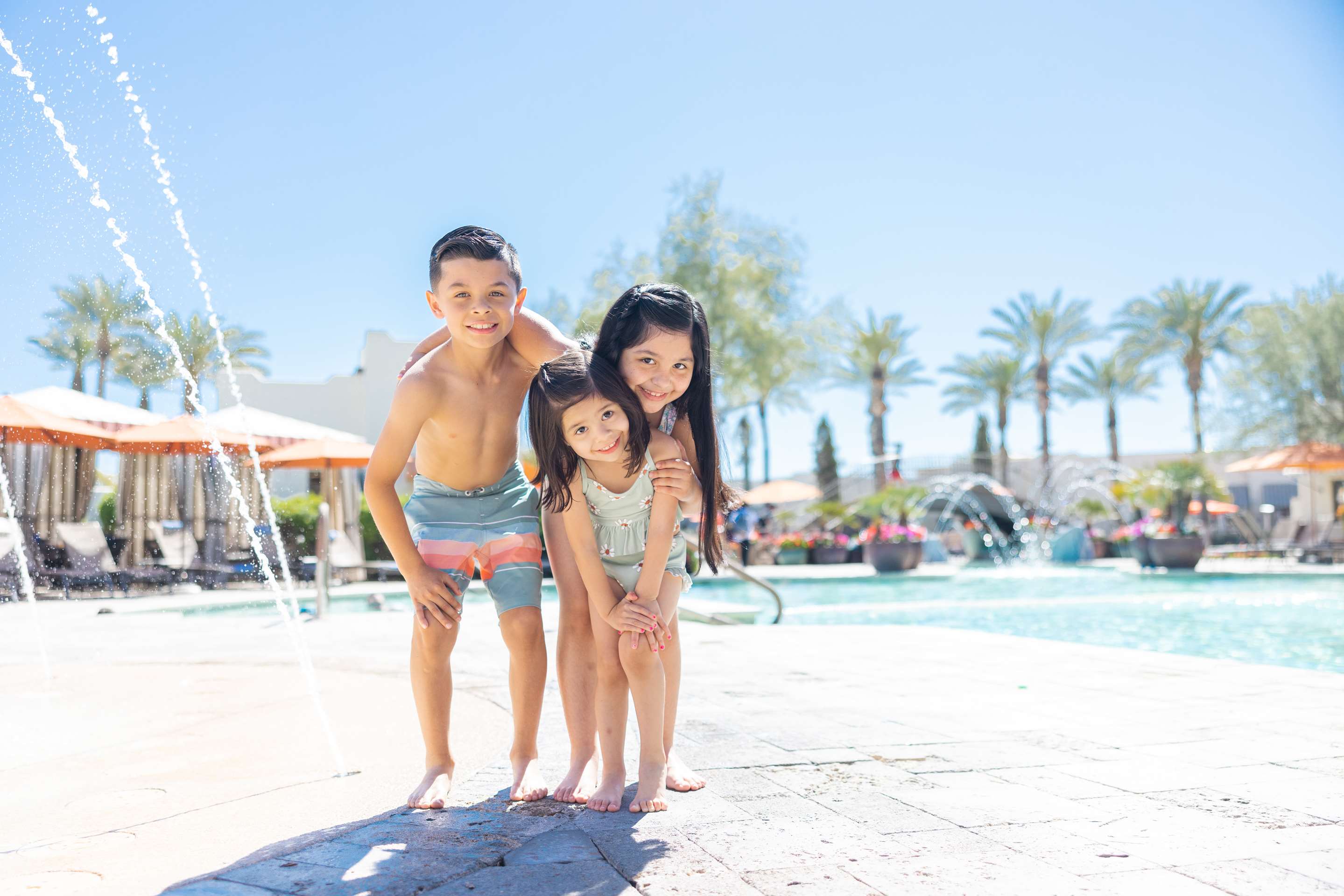 Kids enjoying Tower Pool
