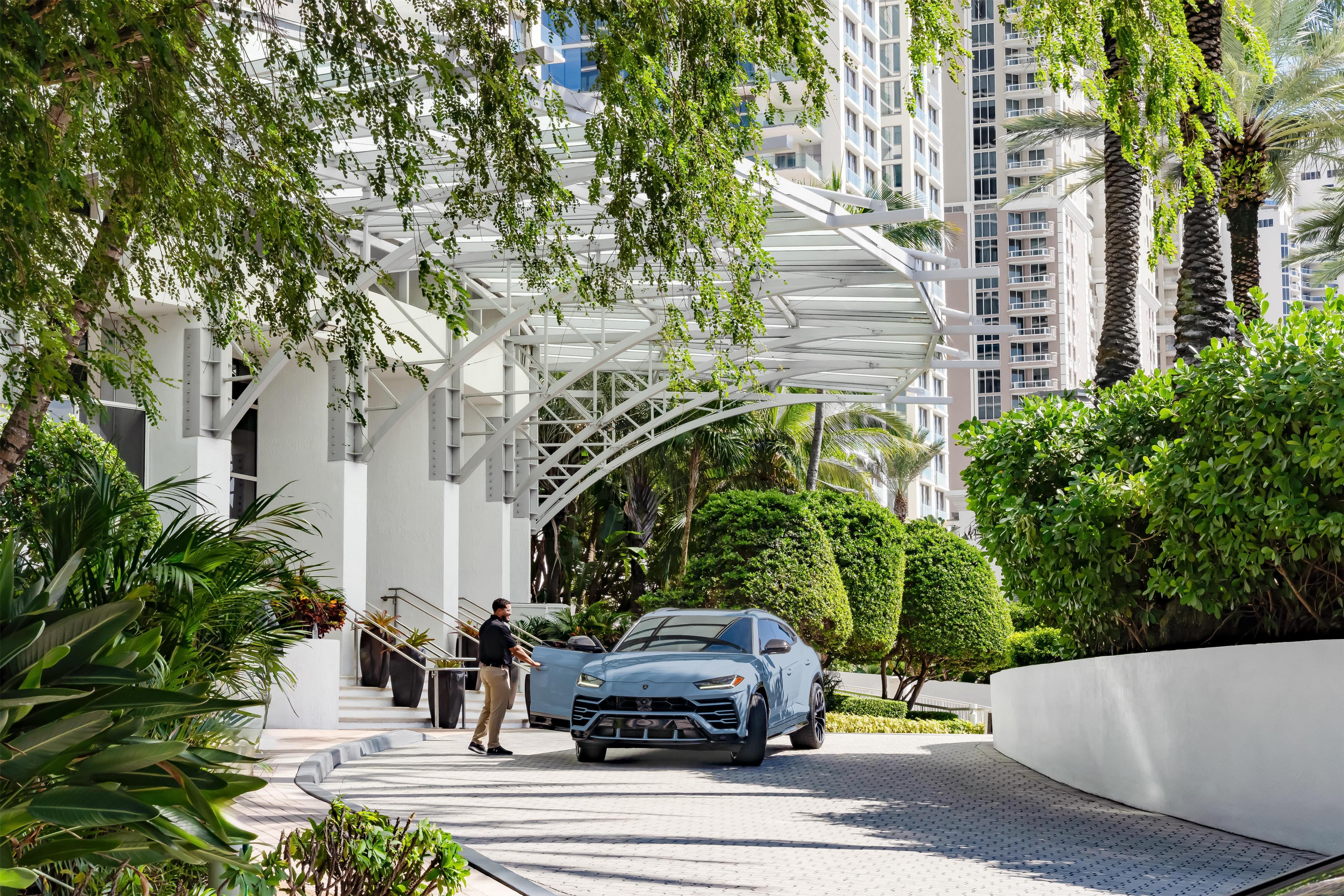 TIBR Front Enterance Car Architecture Shoot | Trump International Beach Resort
