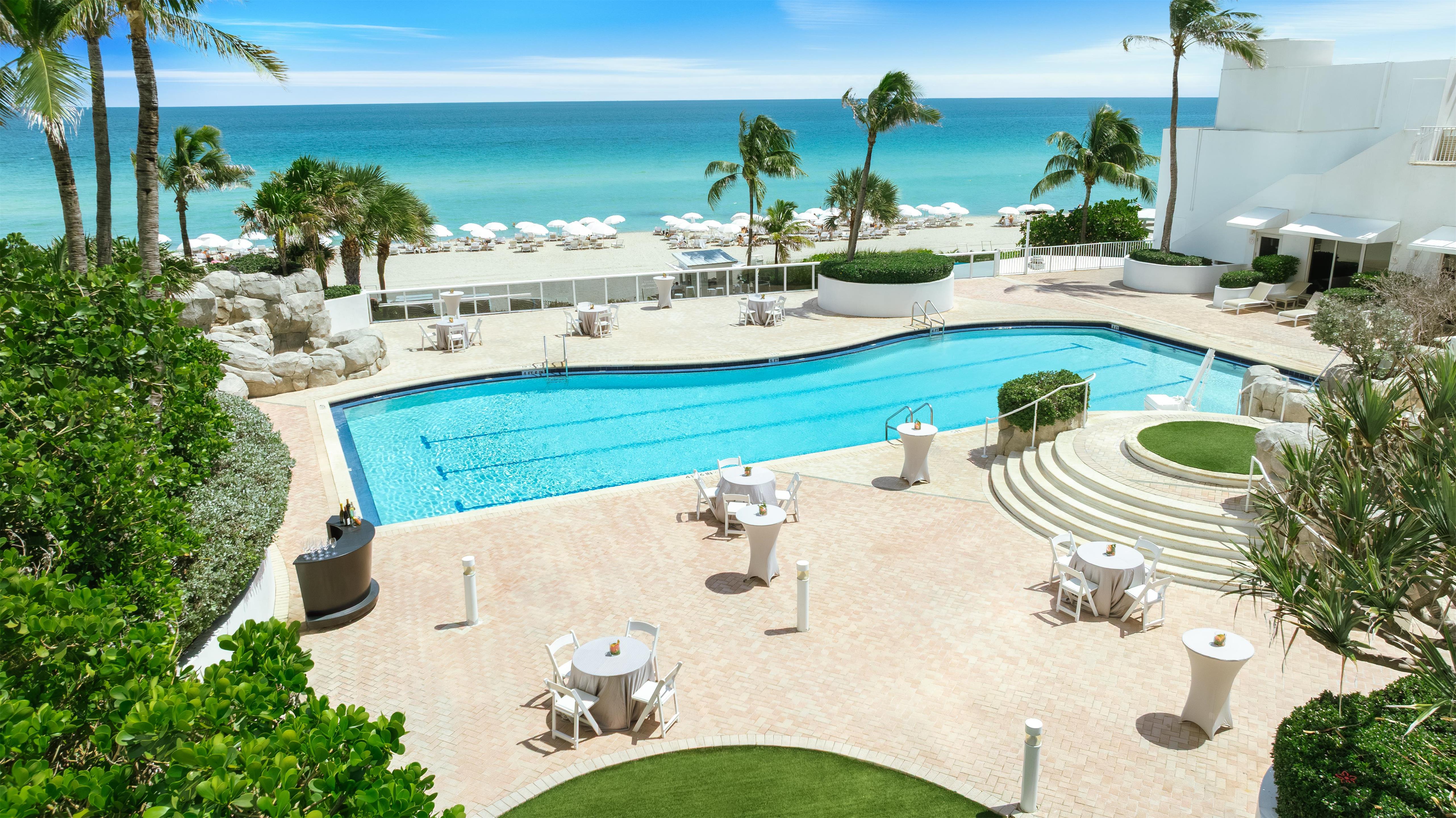 TIBR Aerials Adult Pool Reception Architecture Shoot | Trump International Beach Resort