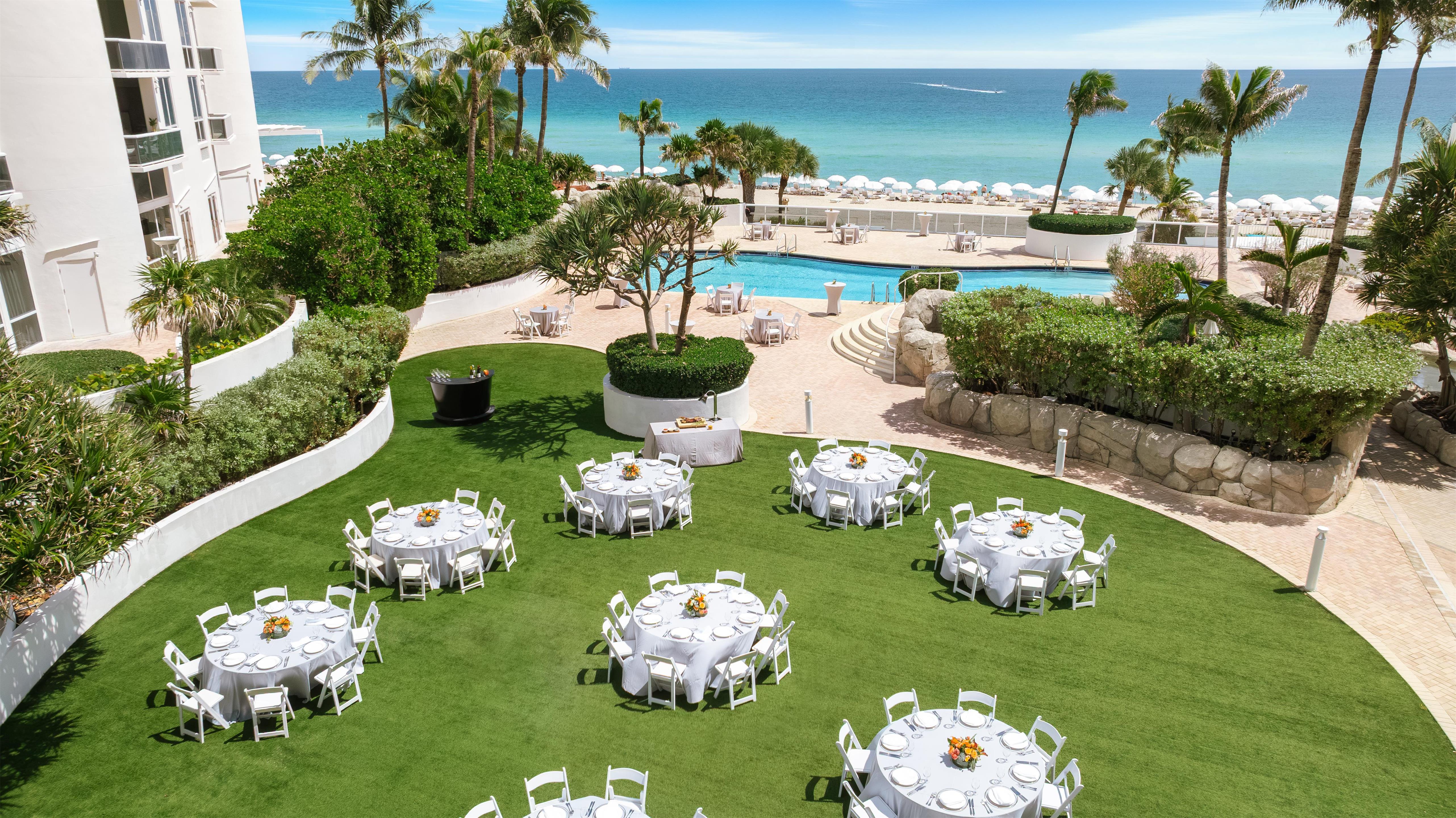 TIBR Aerials Lower Lawn Reception Architecture Shoot | Trump International Beach Resort