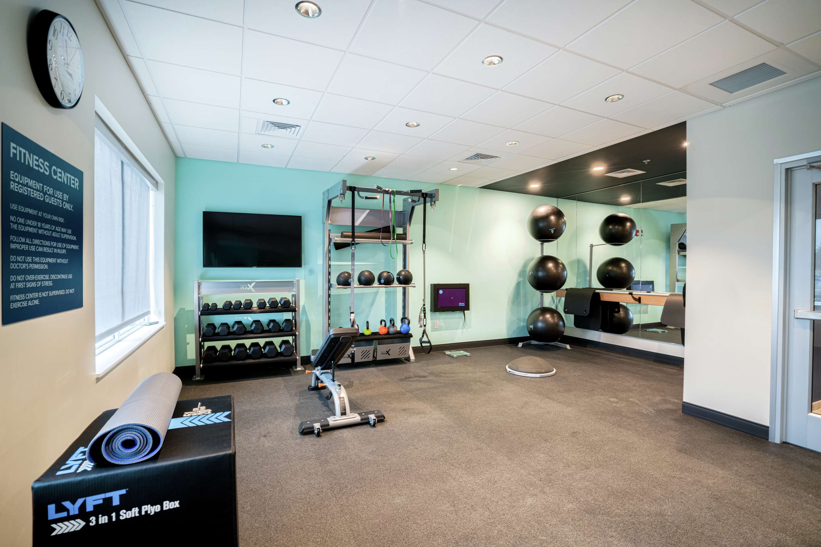 Health club fitness center gym