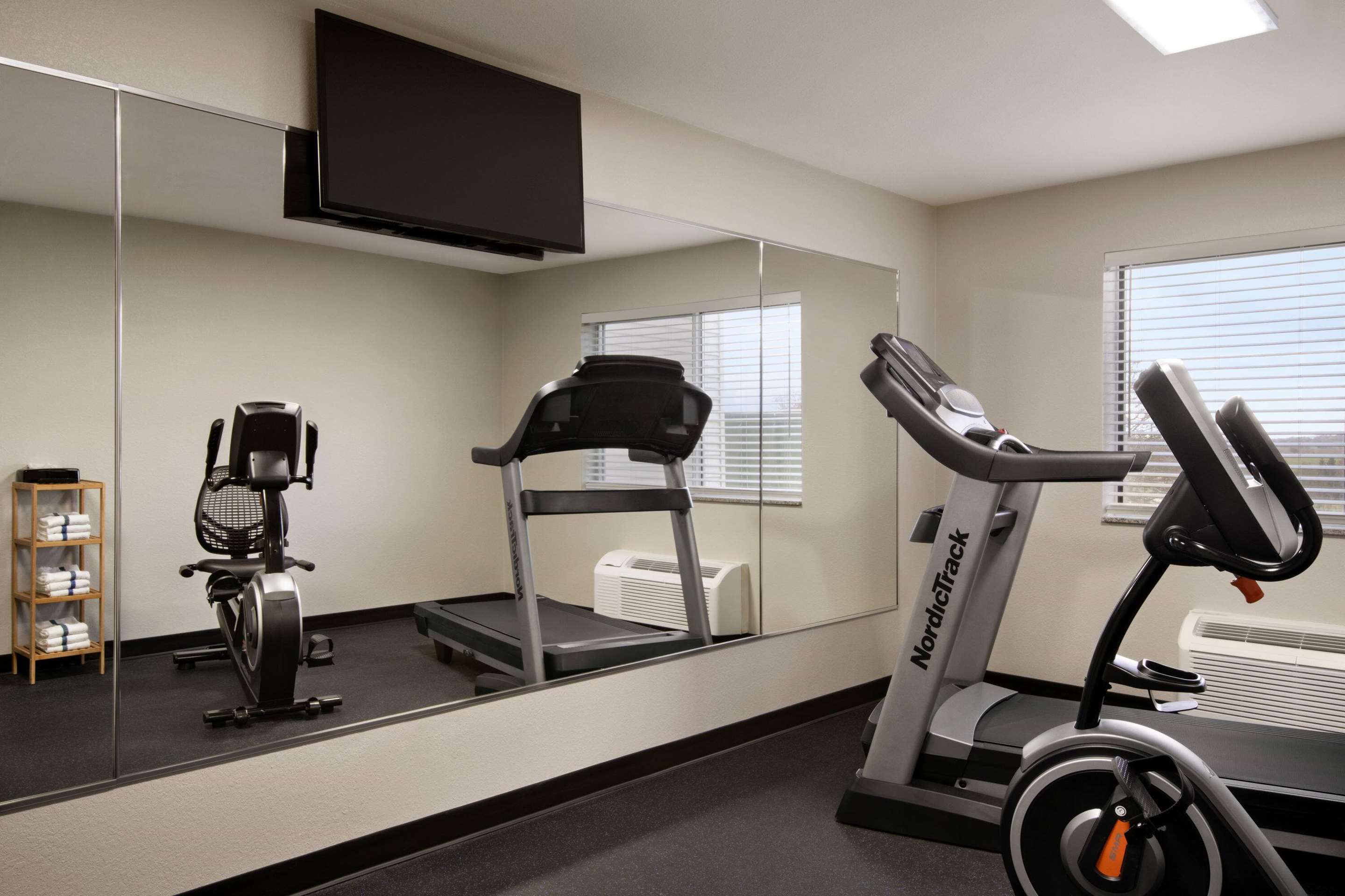 Health club fitness center gym | AmericInn by Wyndham Dodgeville