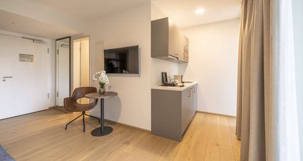 Apartment - 1 Double Bed, Studio, Coffee Maker, Wi-Fi, Safe, Desk, Kitchenette, Full Breakfast