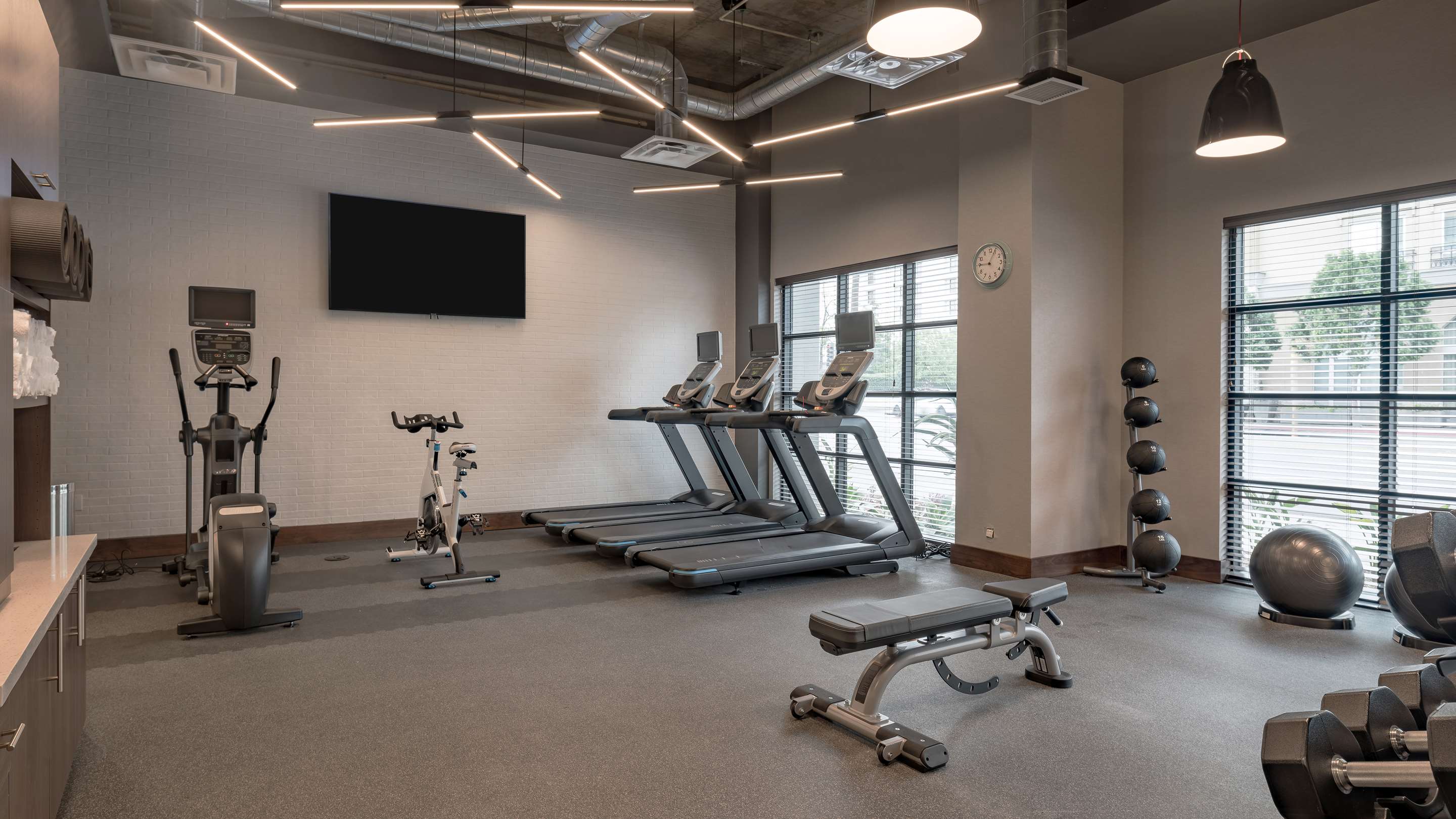 Health club fitness center gym