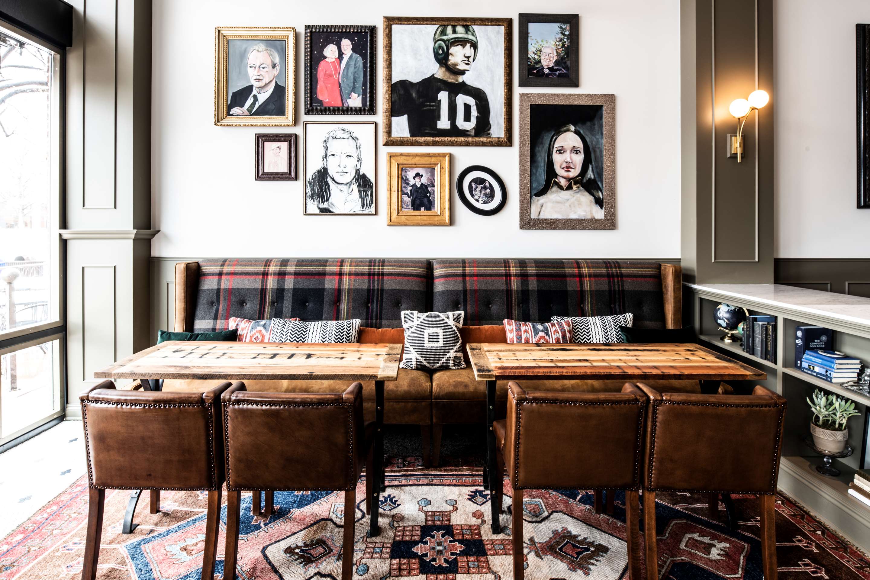 Lobby Left Side Seating Area | The Armstrong Hotel