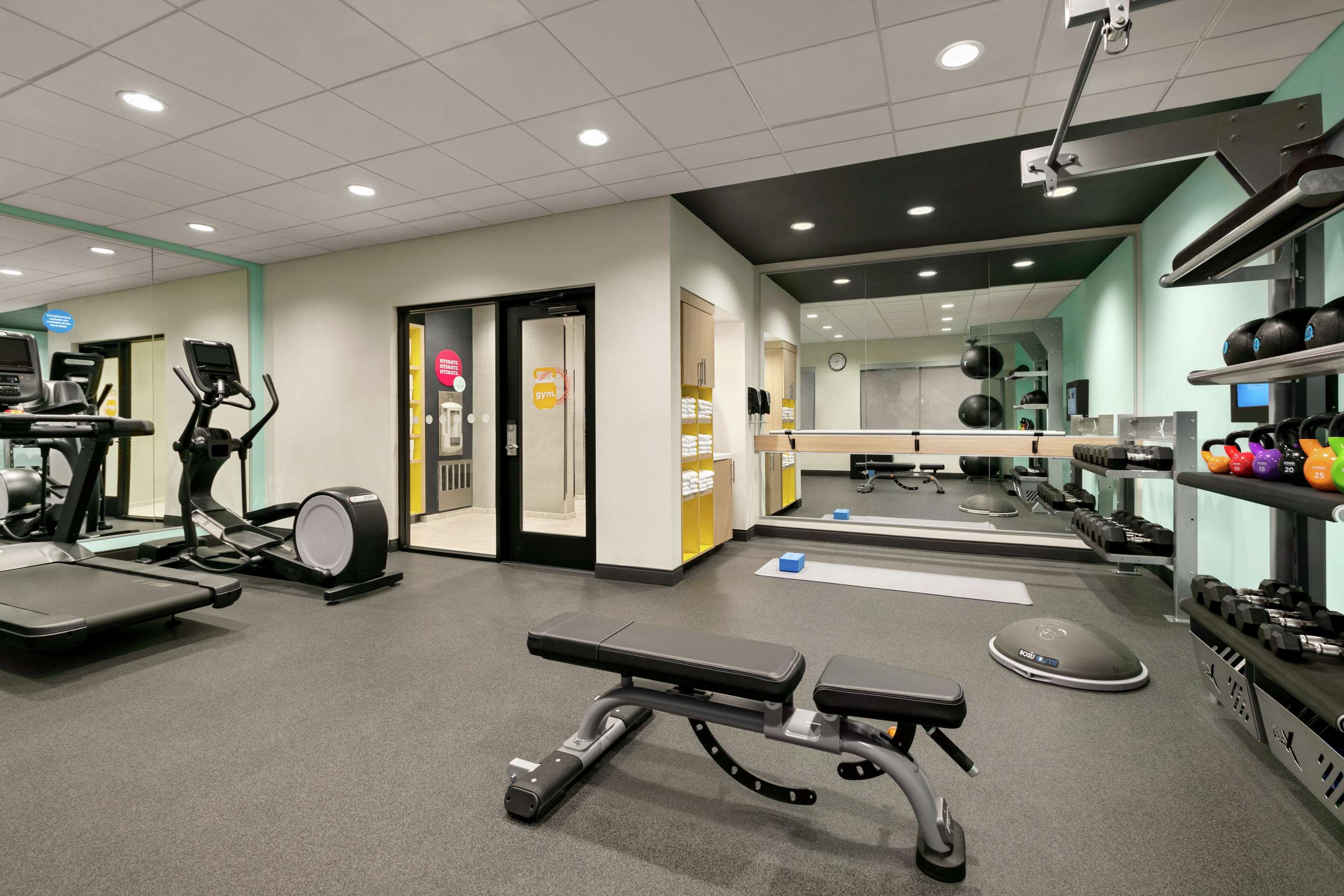 Health club fitness center gym