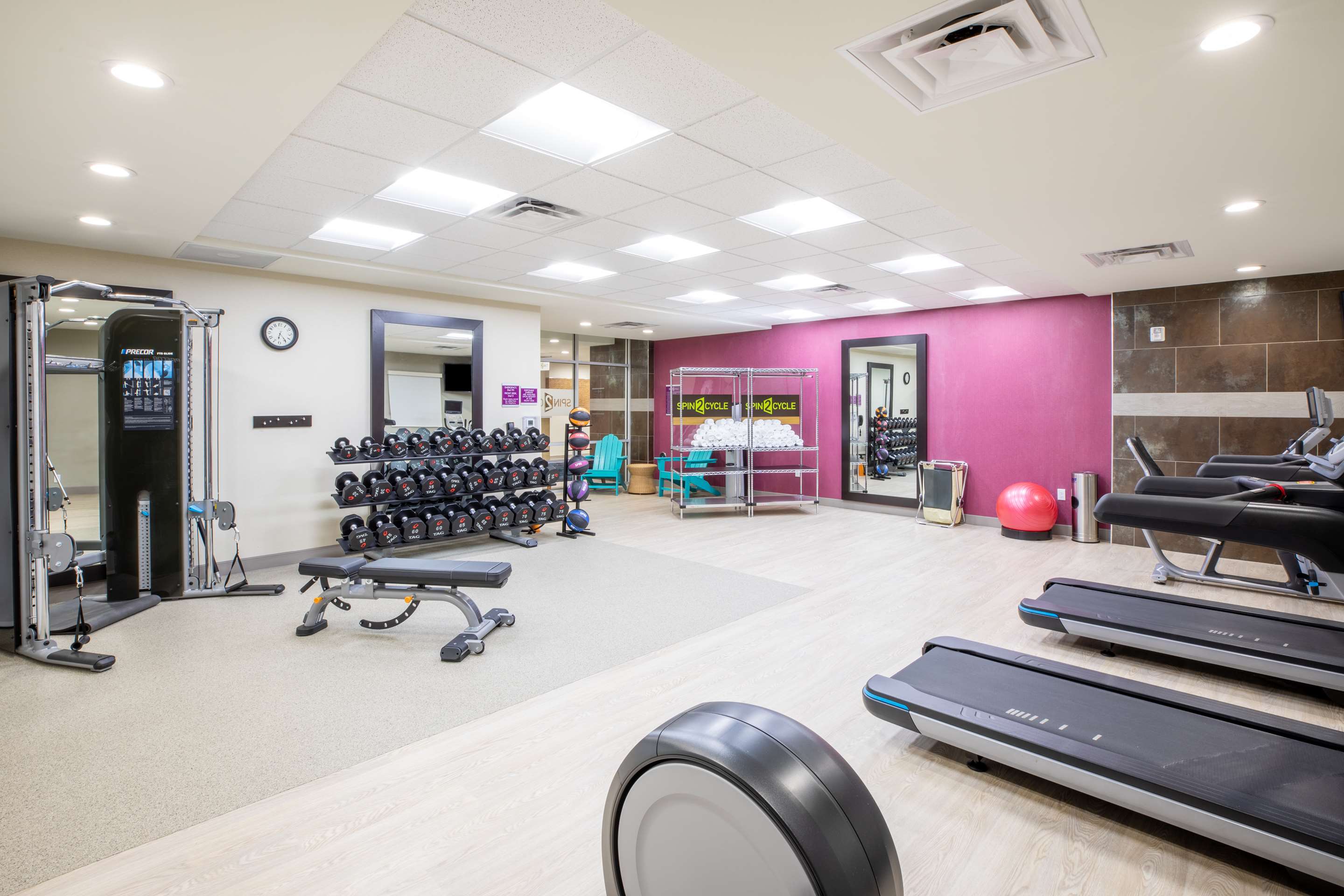 Health club fitness center gym | Home2 Suites by Hilton Houston IAH Airport Beltway 8