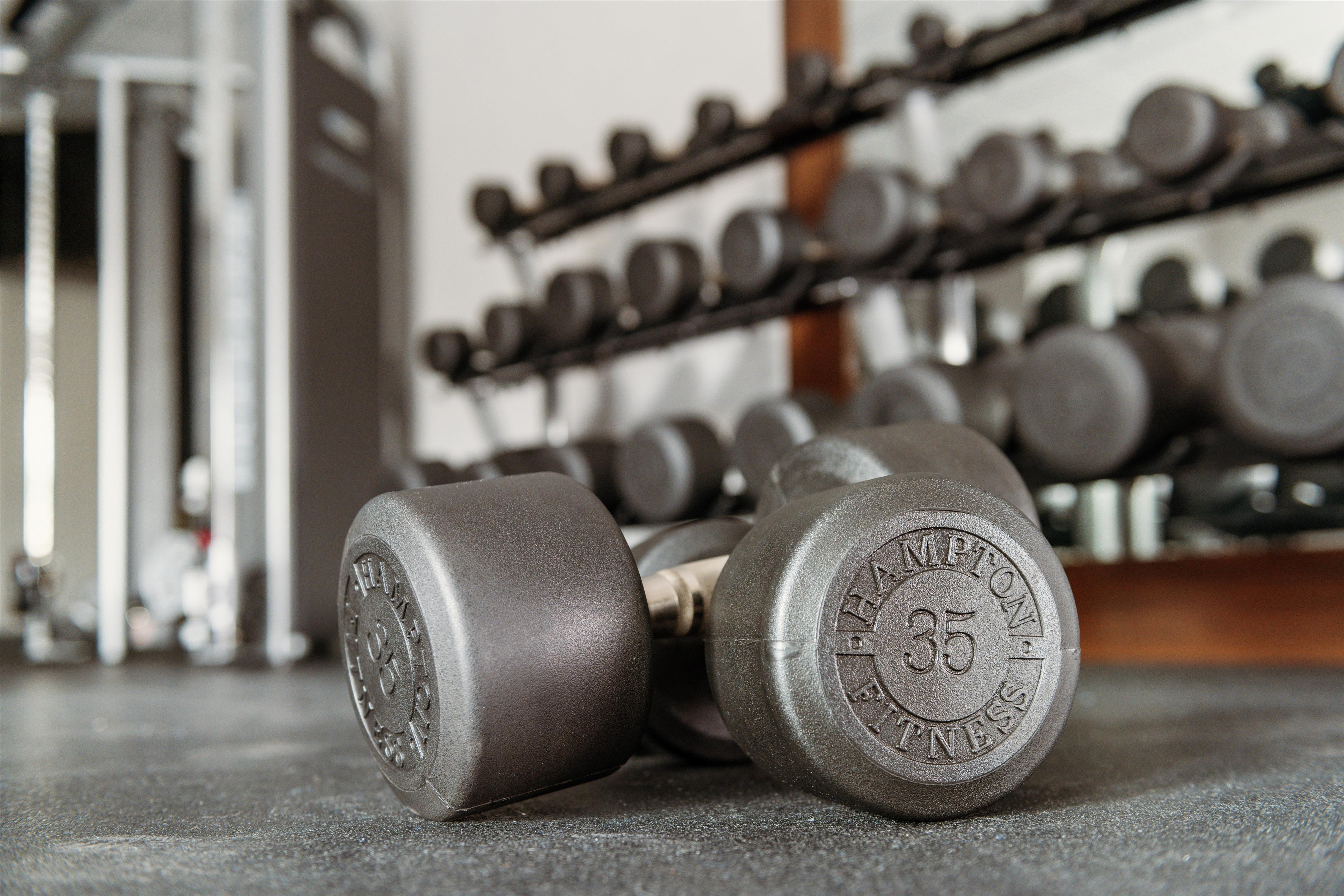 Health club fitness center gym | Hampton Inn & Suites Pittsburgh New Stanton