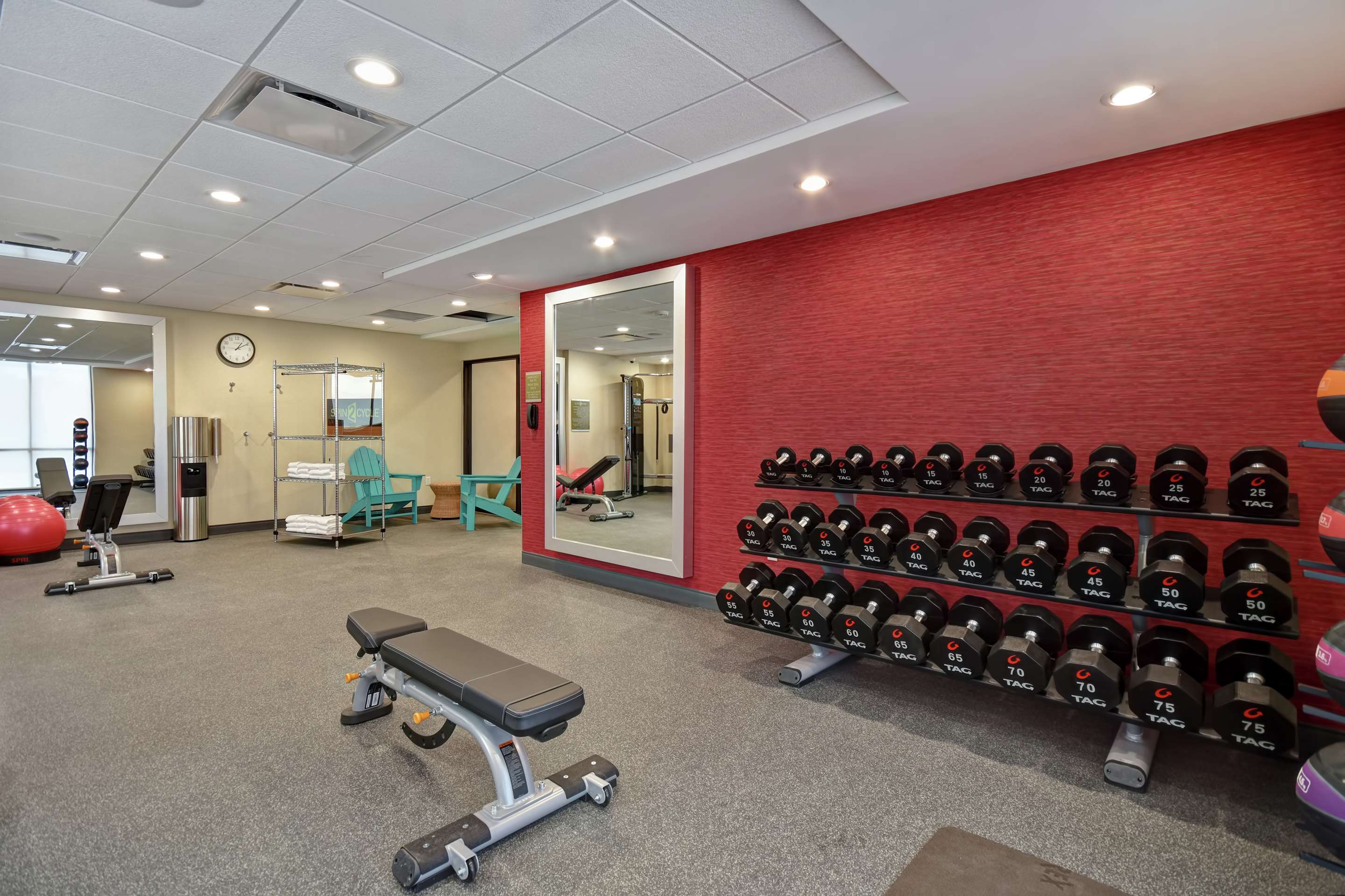 Health club fitness center gym
