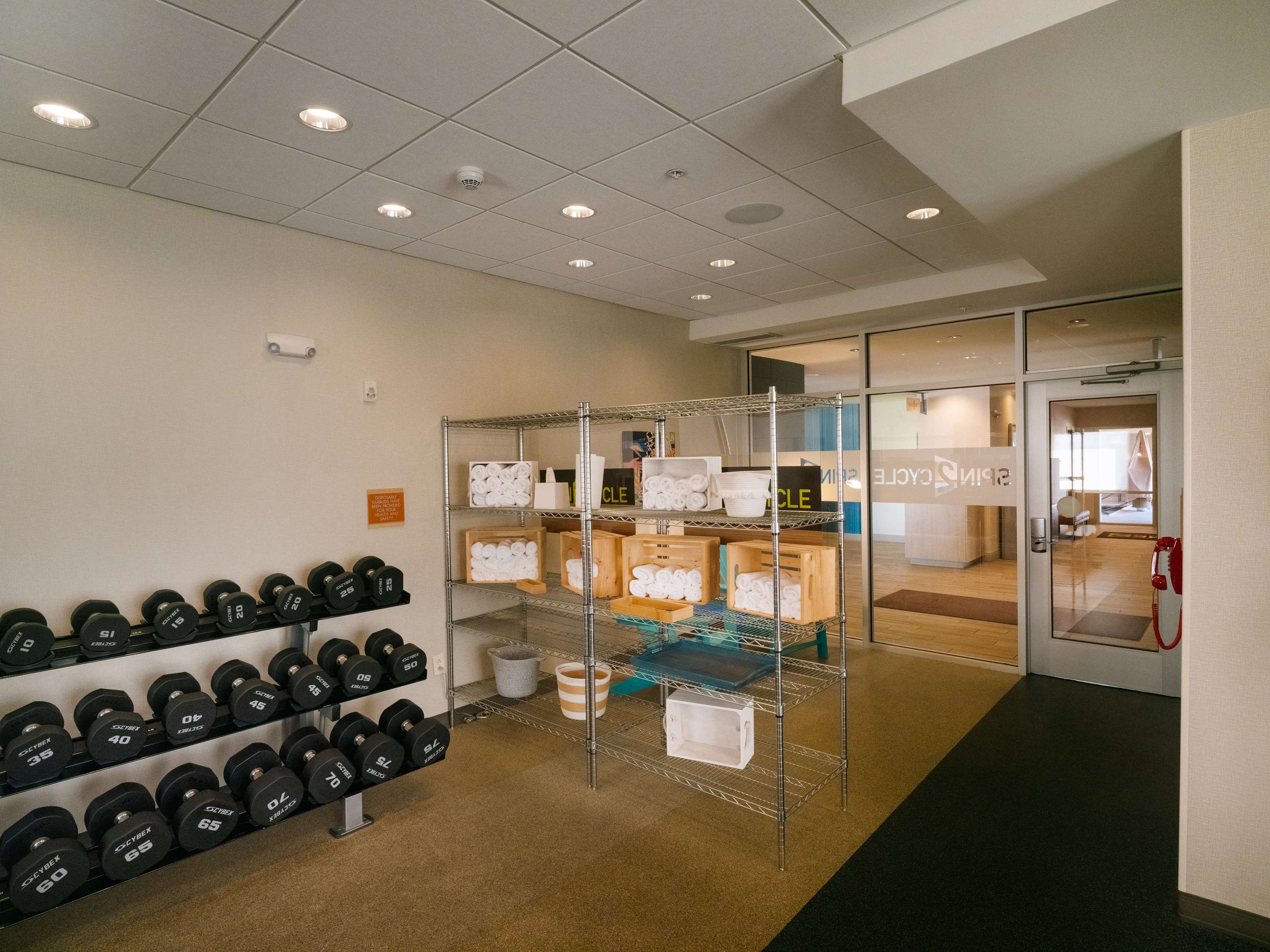 Health club fitness center gym