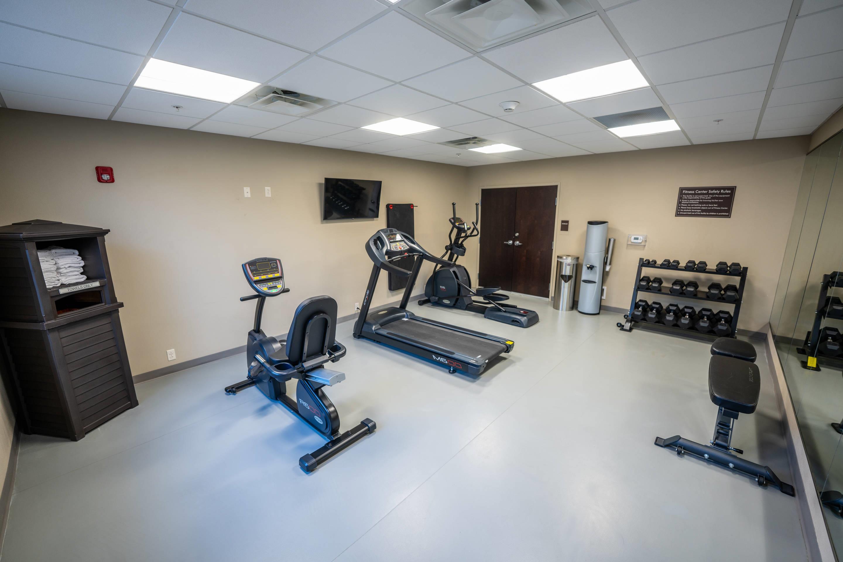 Fitness center | MainStay Suites