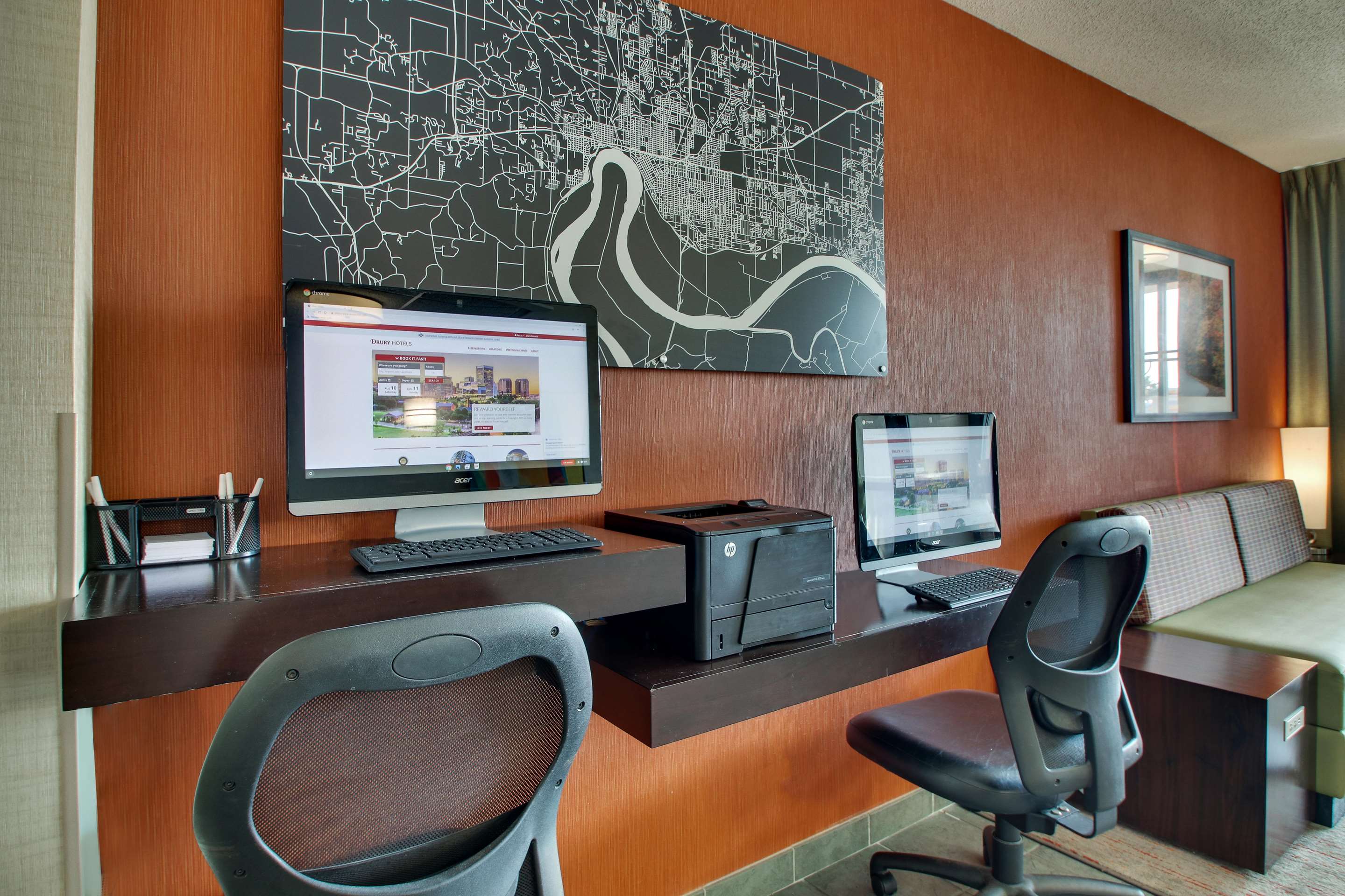 Business Center | Drury Inn & Suites Evansville East