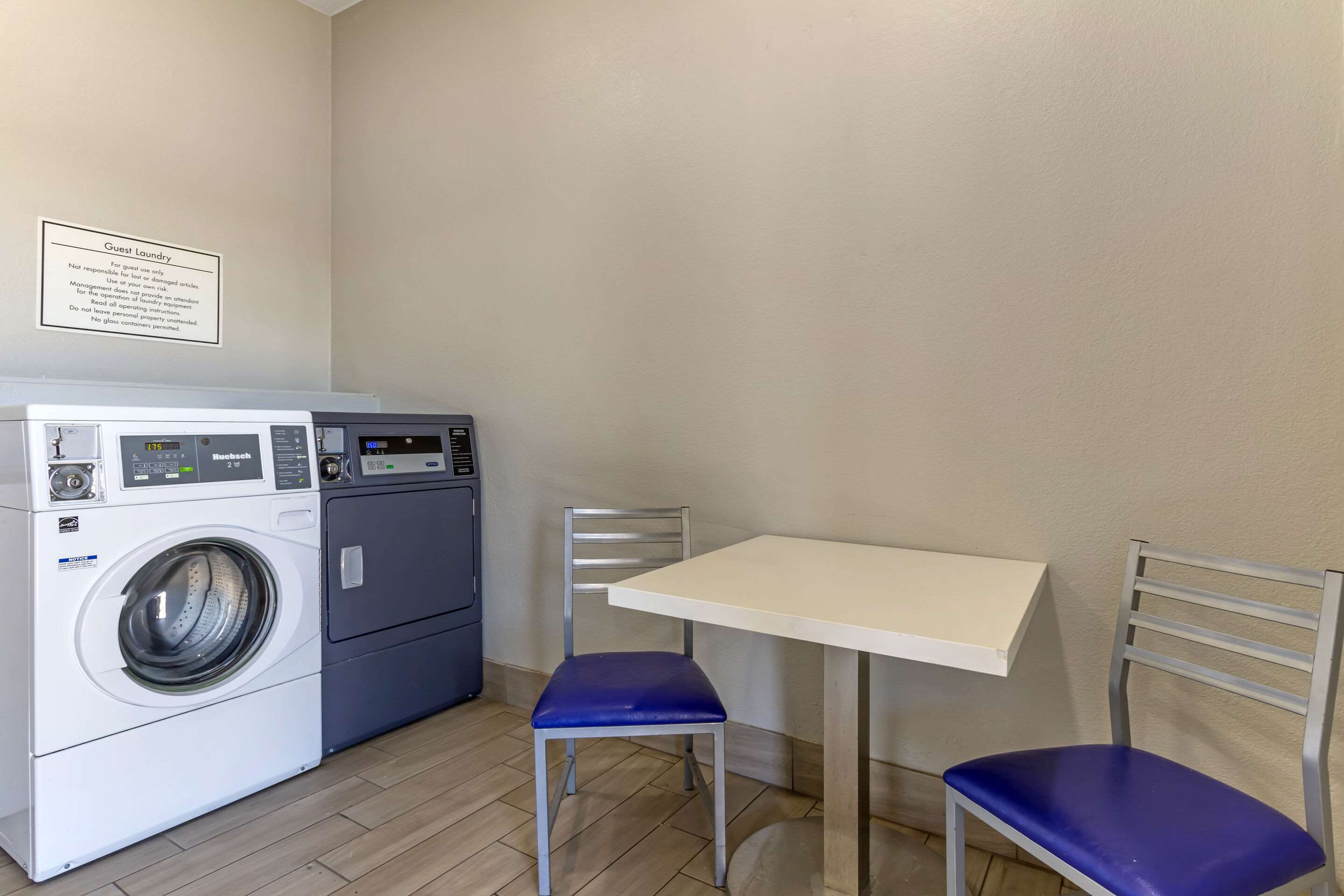 Guest laundry facilities